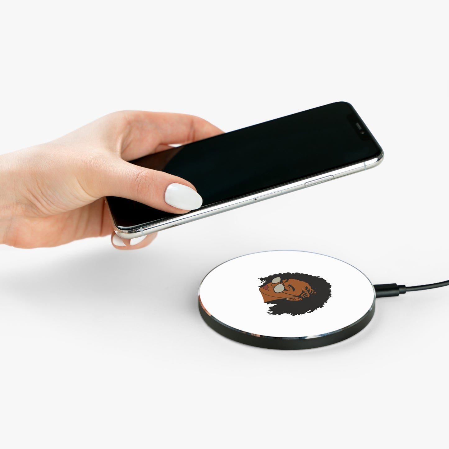 Lady with shades- Wireless Charger