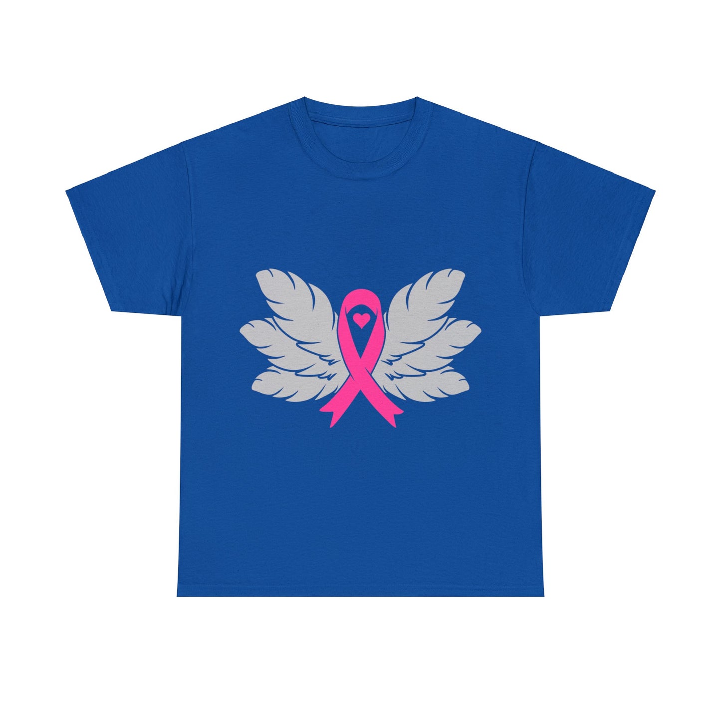 Breast Cancer Awareness -Feathers- Unisex Heavy Cotton Tee