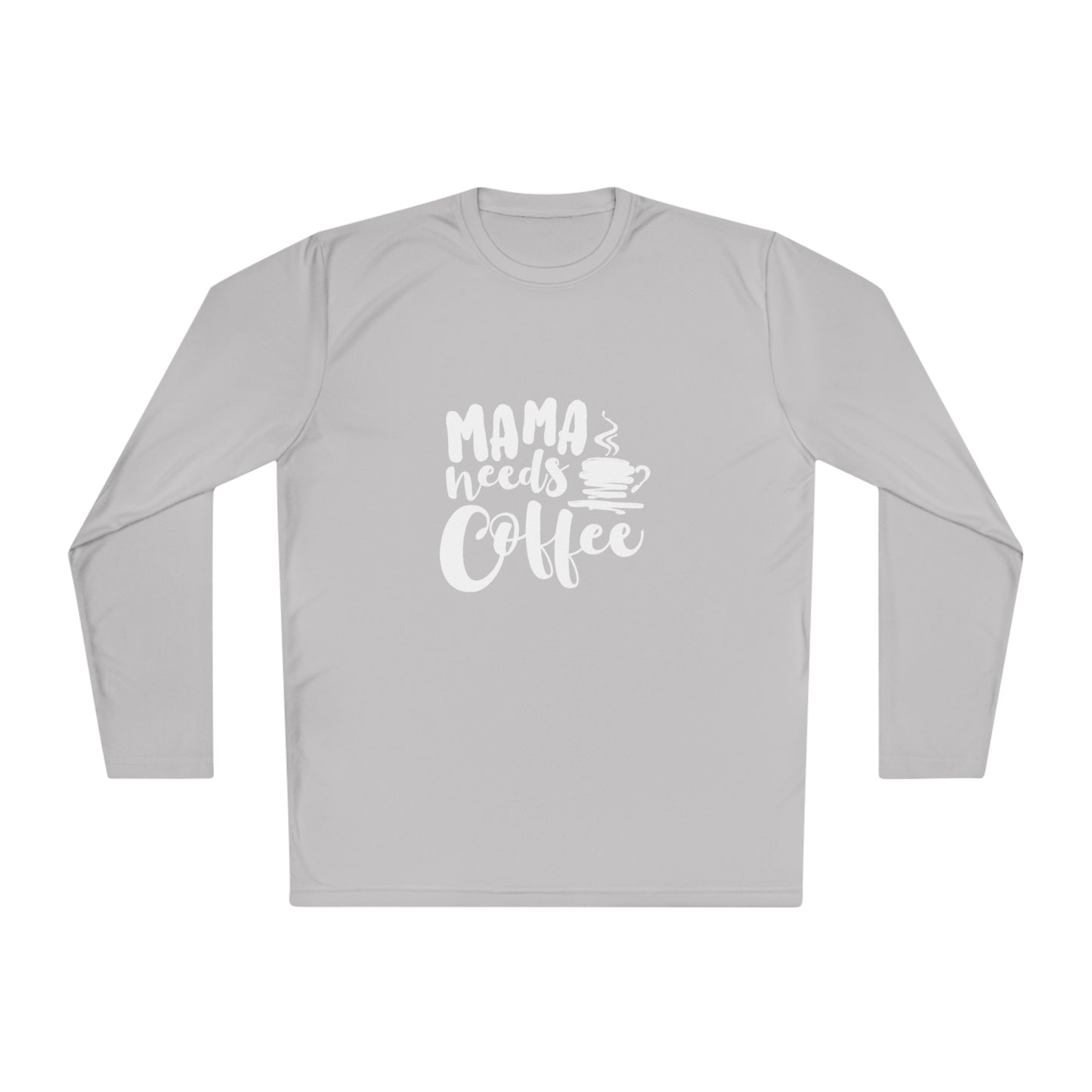 Momma needs coffee- Unisex Lightweight Long Sleeve Tee
