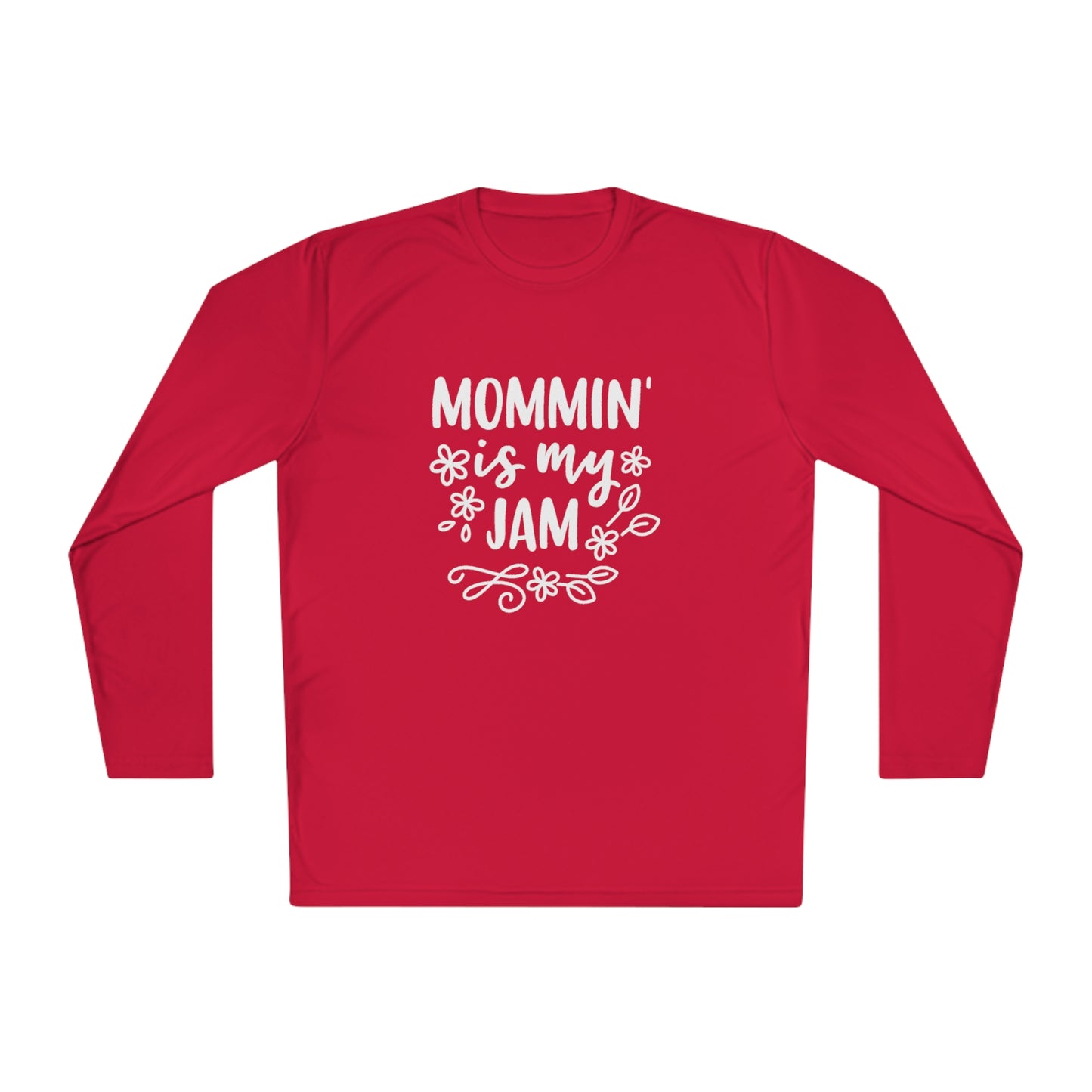 Mommin is my jam- Unisex Lightweight Long Sleeve Tee