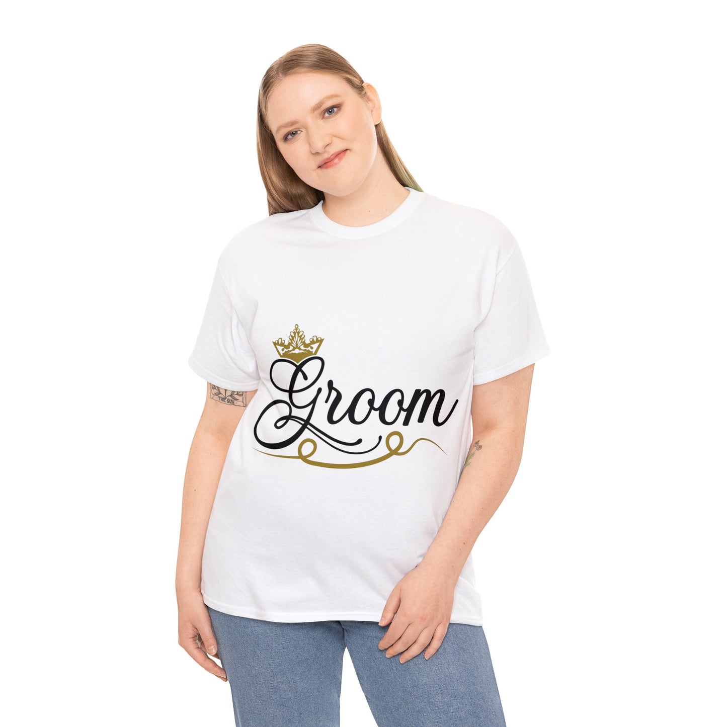 Groom- Unisex Heavy Cotton Tee