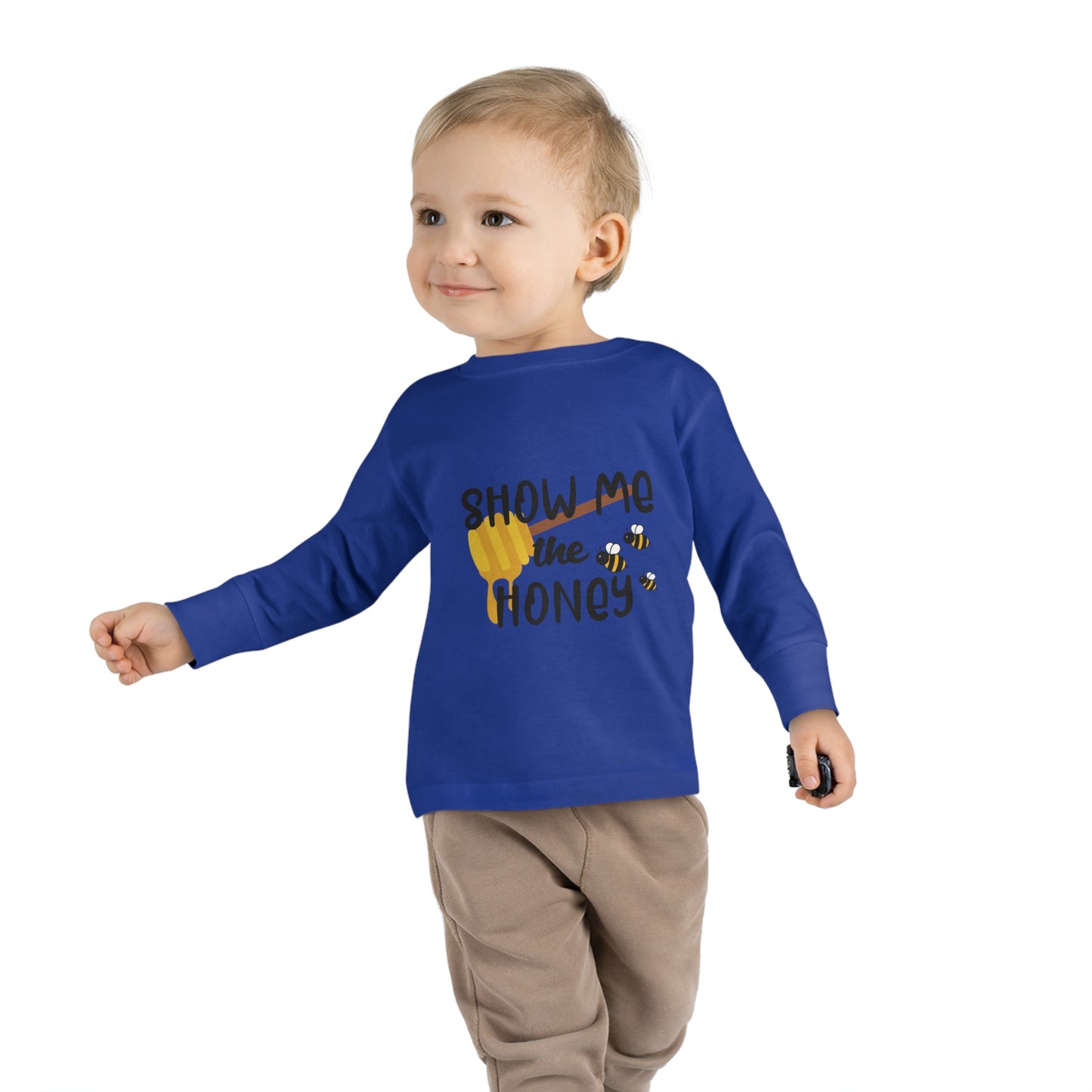 Show me the honey-Toddler Long Sleeve Tee
