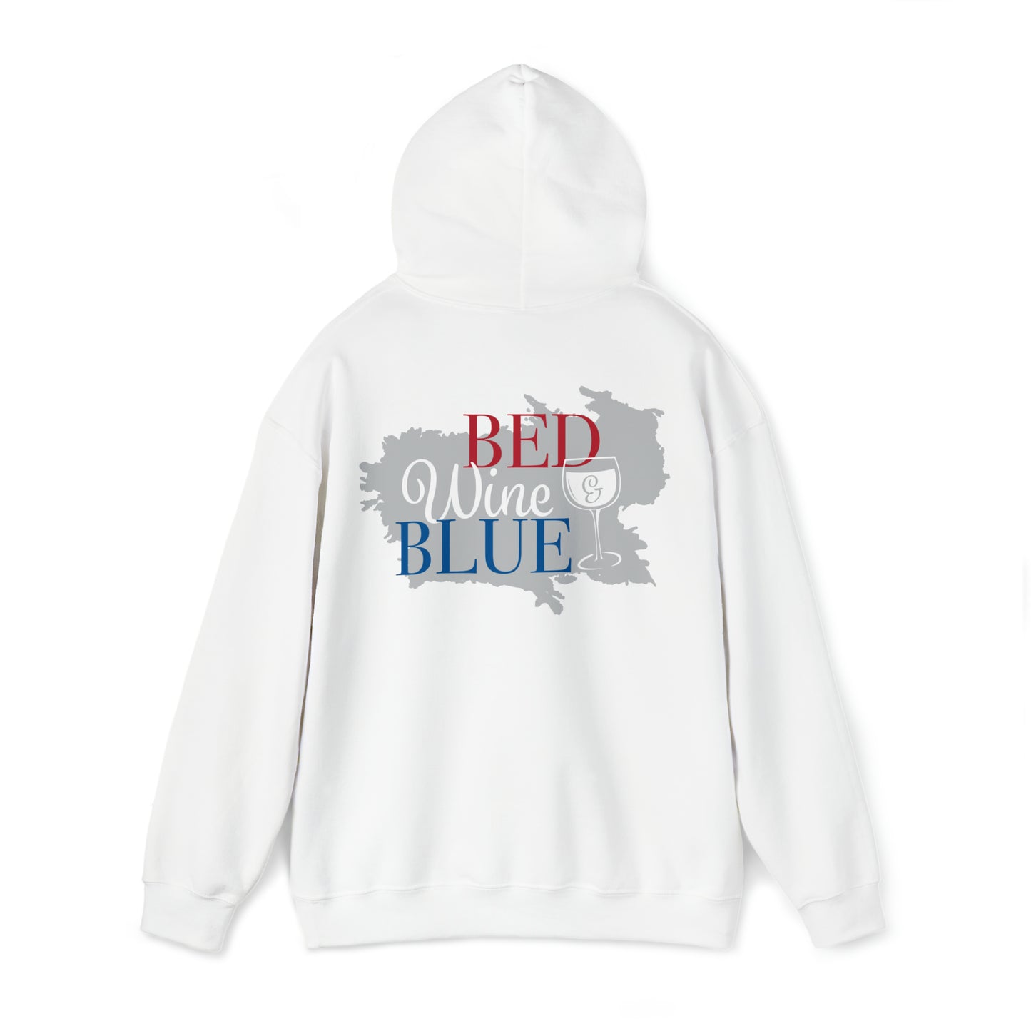 Red Wine and Blue- Unisex Heavy Blend™ Hooded Sweatshirt