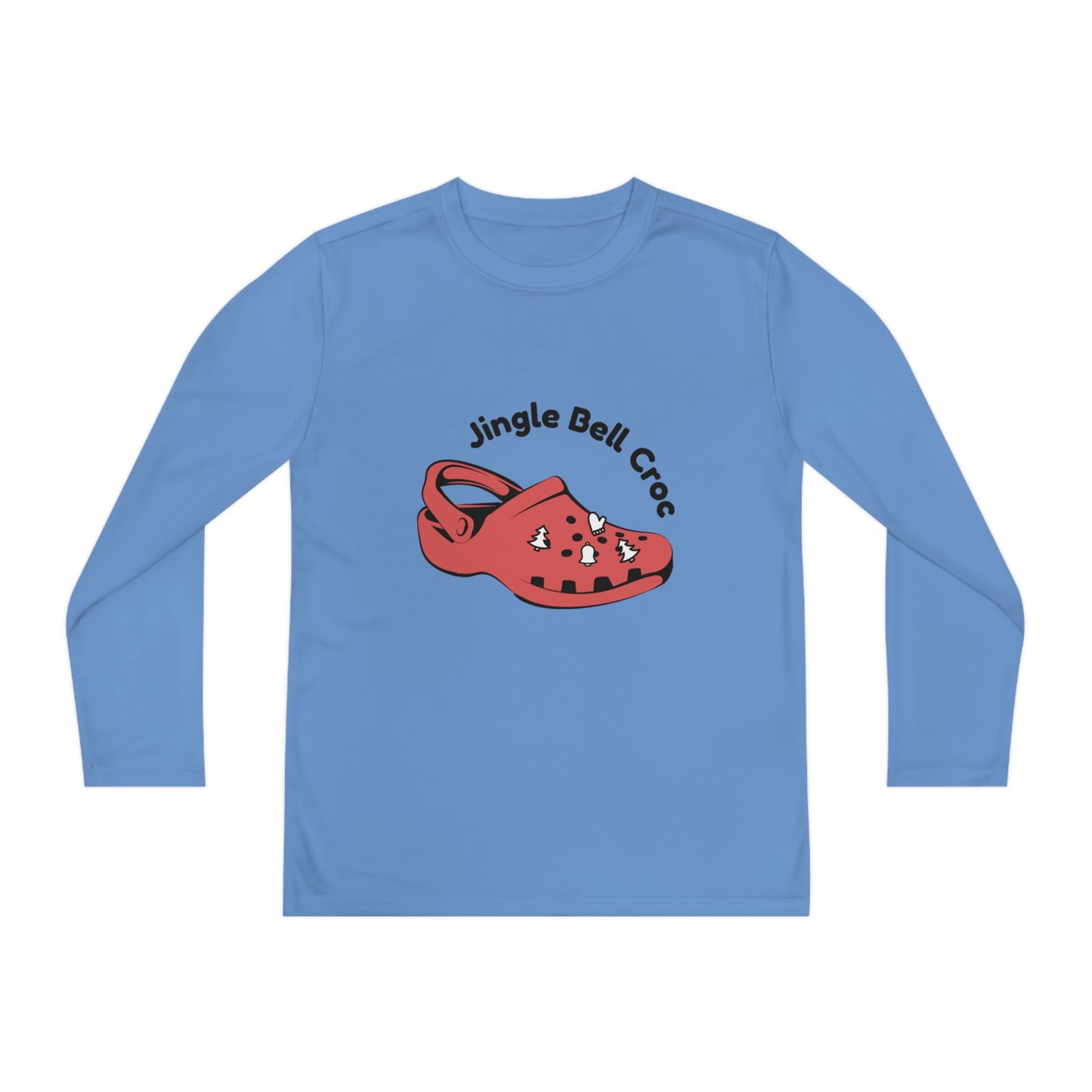 Jingle Bell Crocks-Youth Long Sleeve Competitor Tee