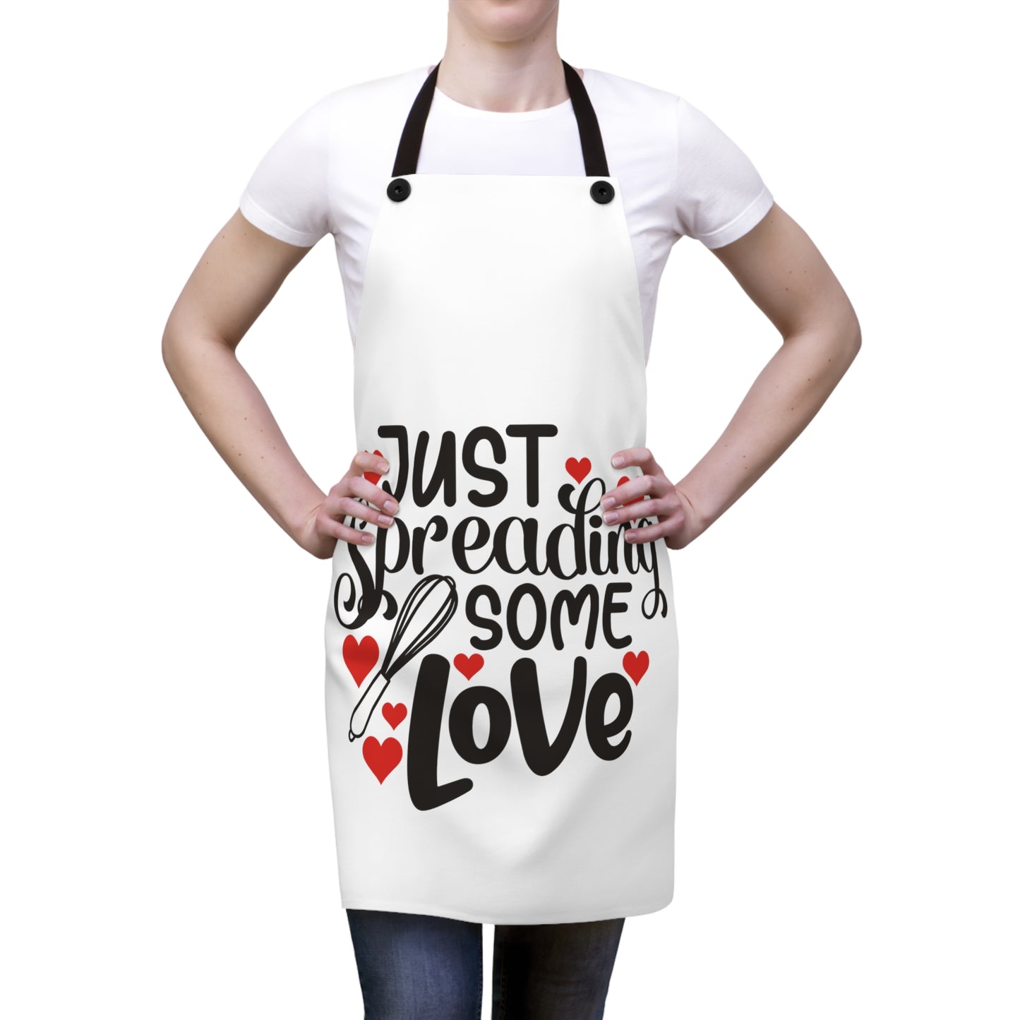 Just spreading some love- Apron (AOP)