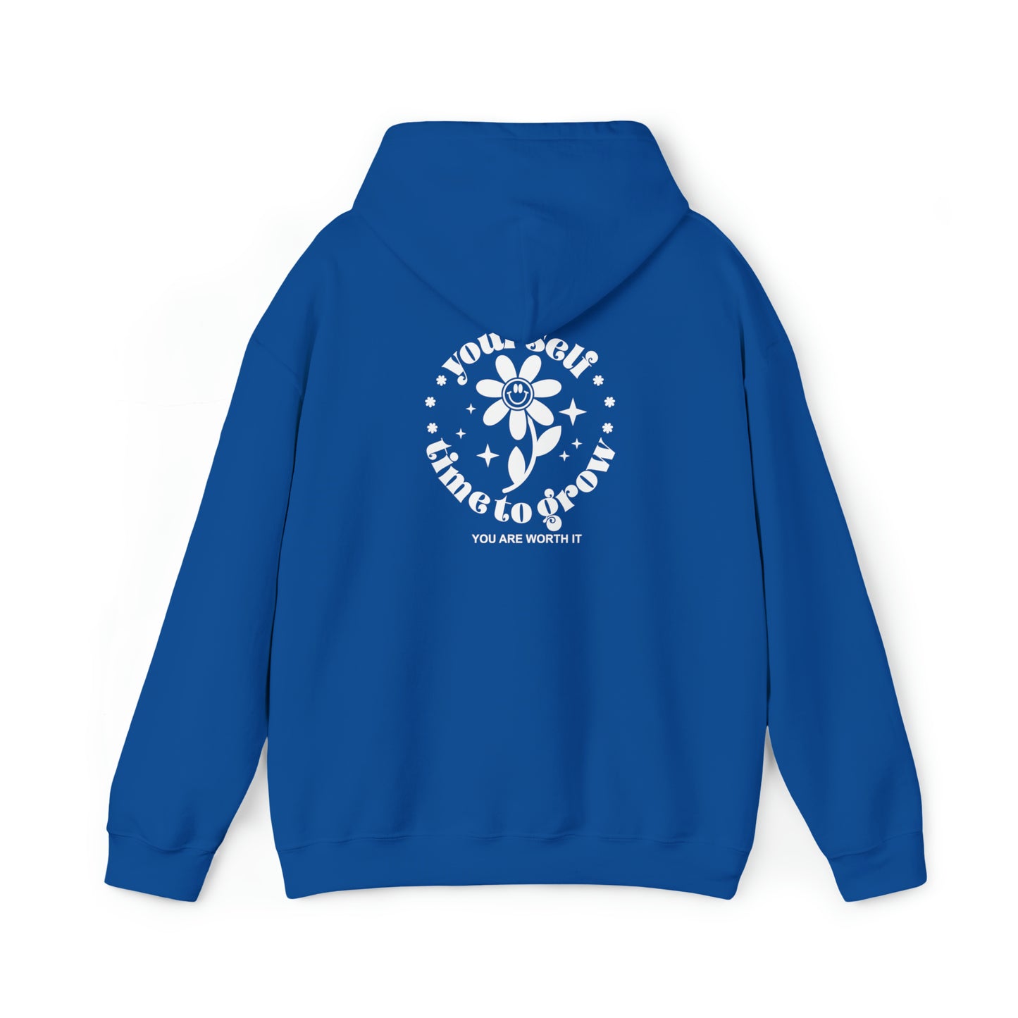 Give yourself time to grow- Unisex Heavy Blend™ Hooded Sweatshirt