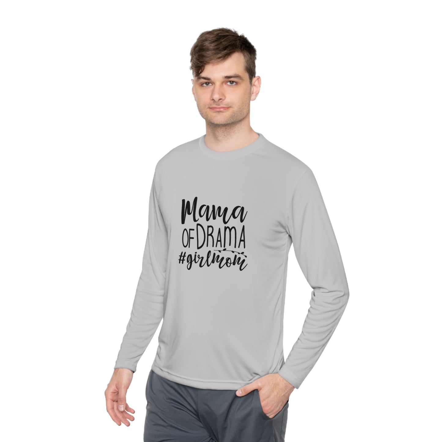 Momma of drama - Unisex Lightweight Long Sleeve Tee