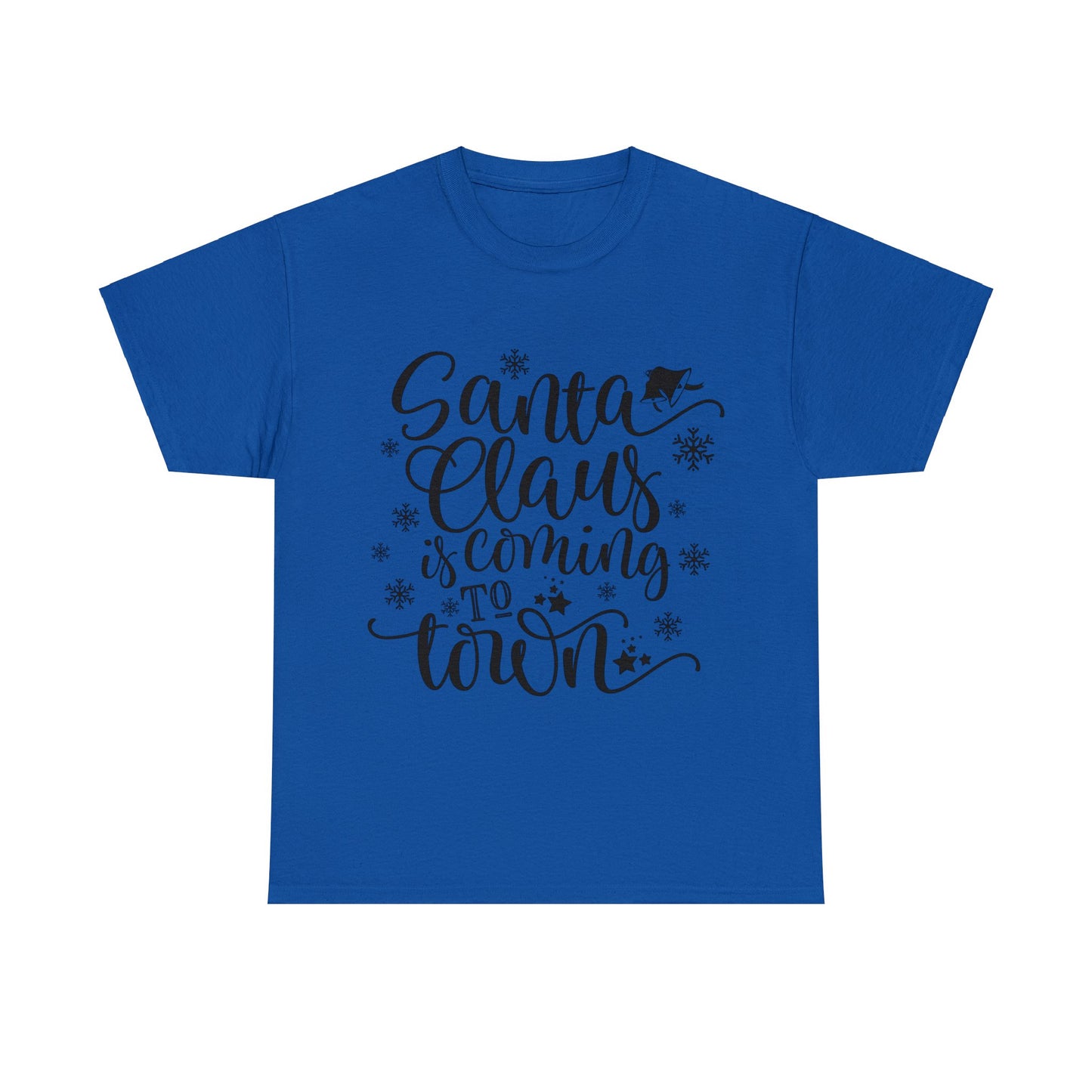 Santa Clause is coming to Town-Unisex Heavy Cotton Tee