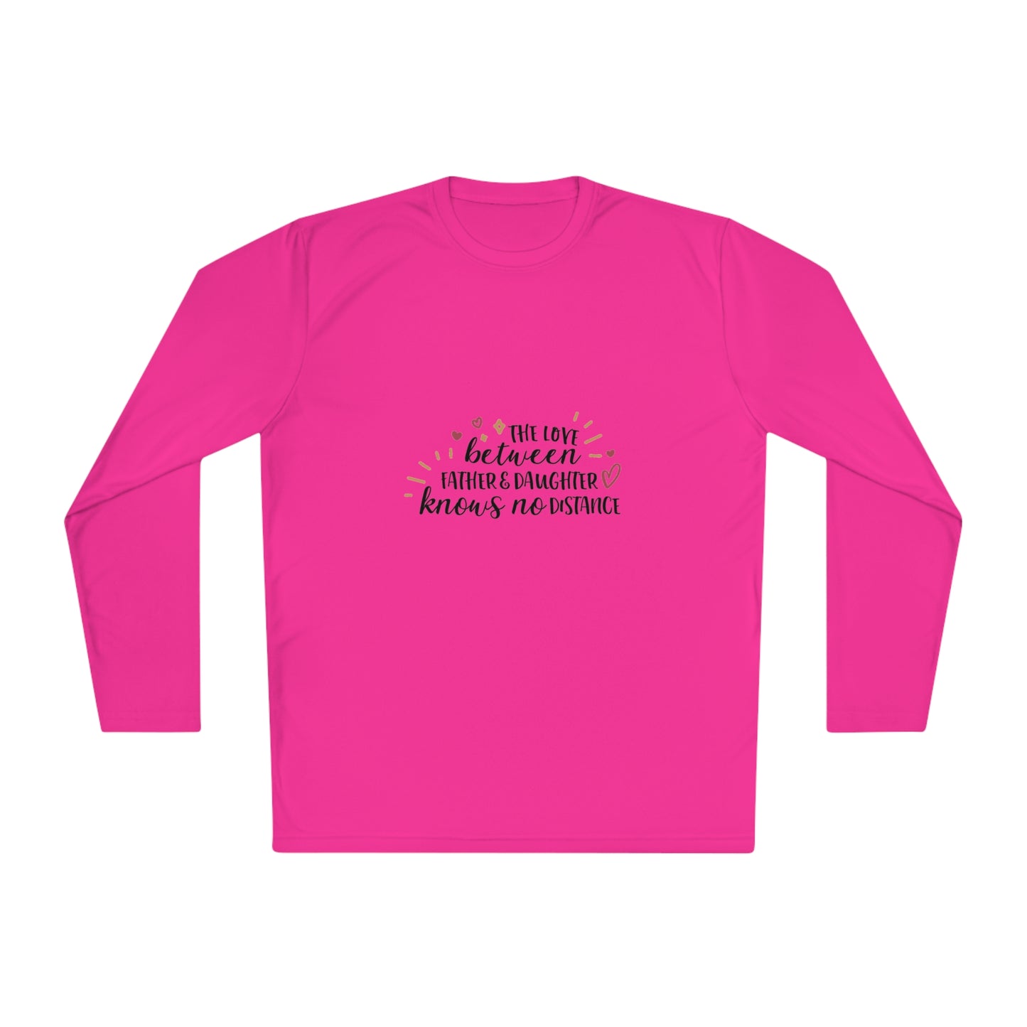 The love between a father and daughter- Unisex Lightweight Long Sleeve Tee