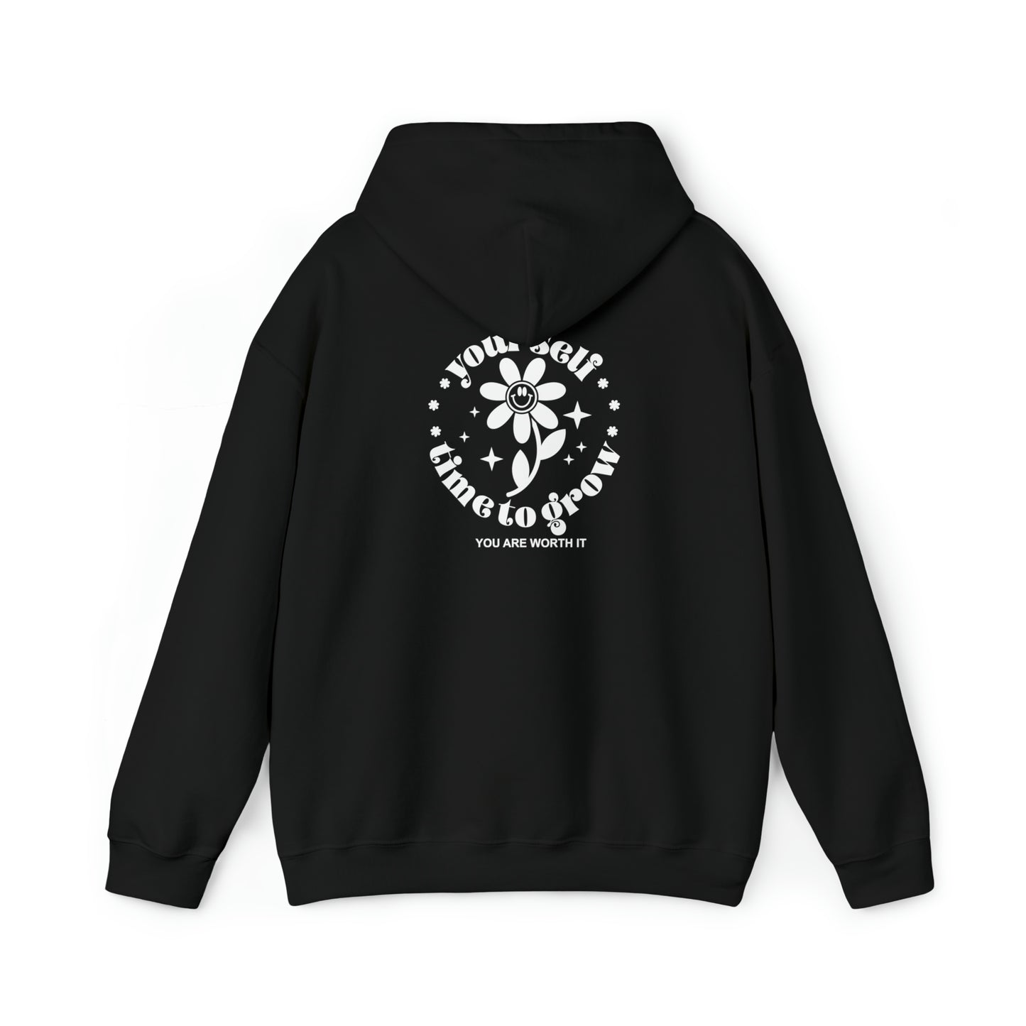 Give yourself time to grow- Unisex Heavy Blend™ Hooded Sweatshirt