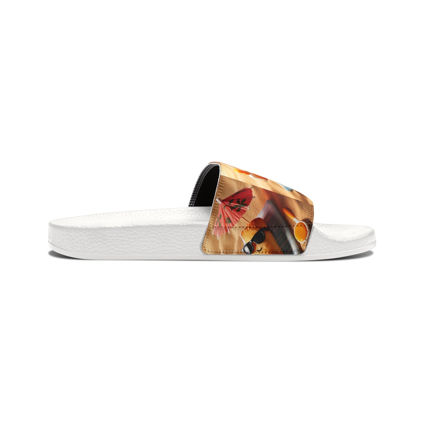 Stuffed Rollie-Youth PU Slide Sandals