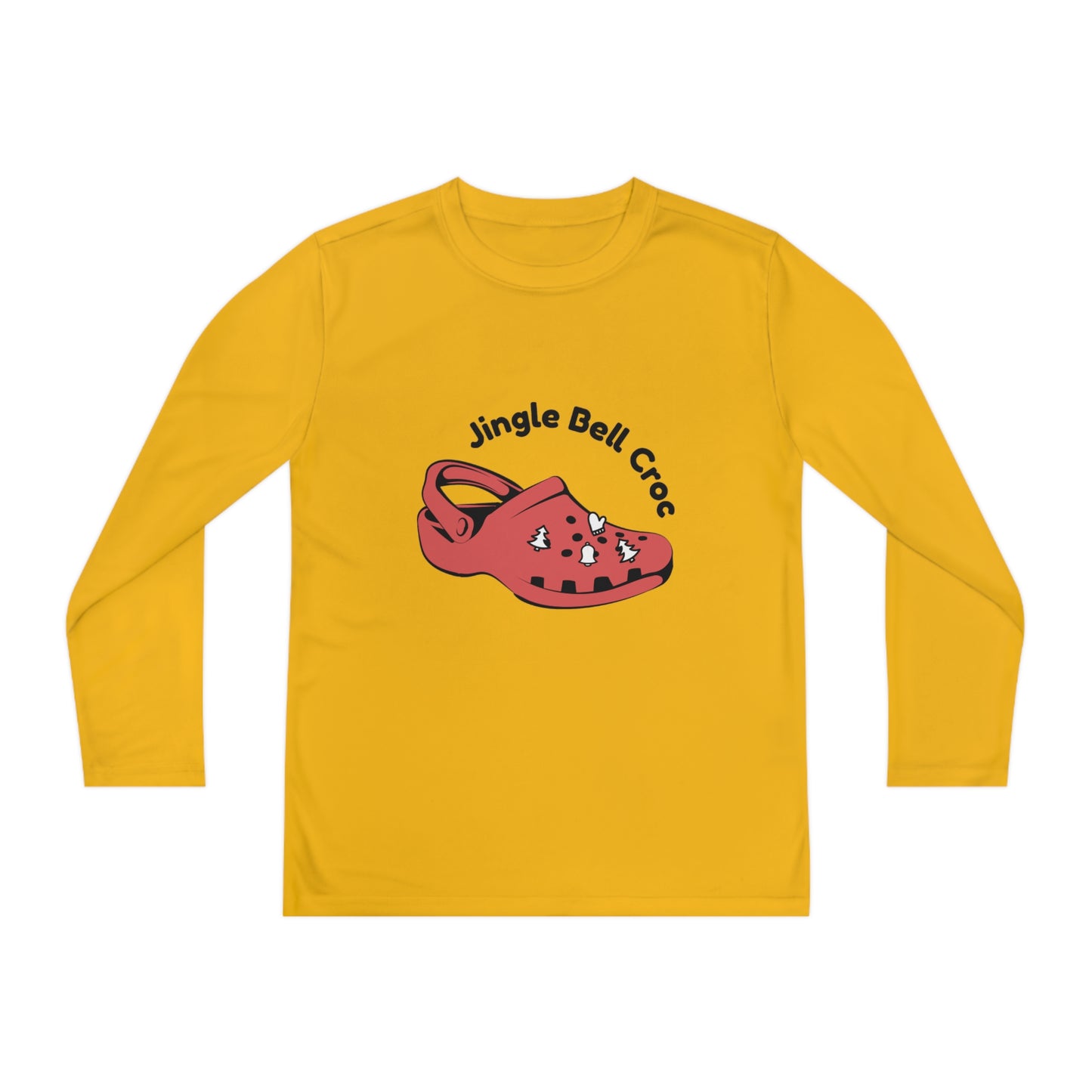 Jingle Bell Crocks-Youth Long Sleeve Competitor Tee