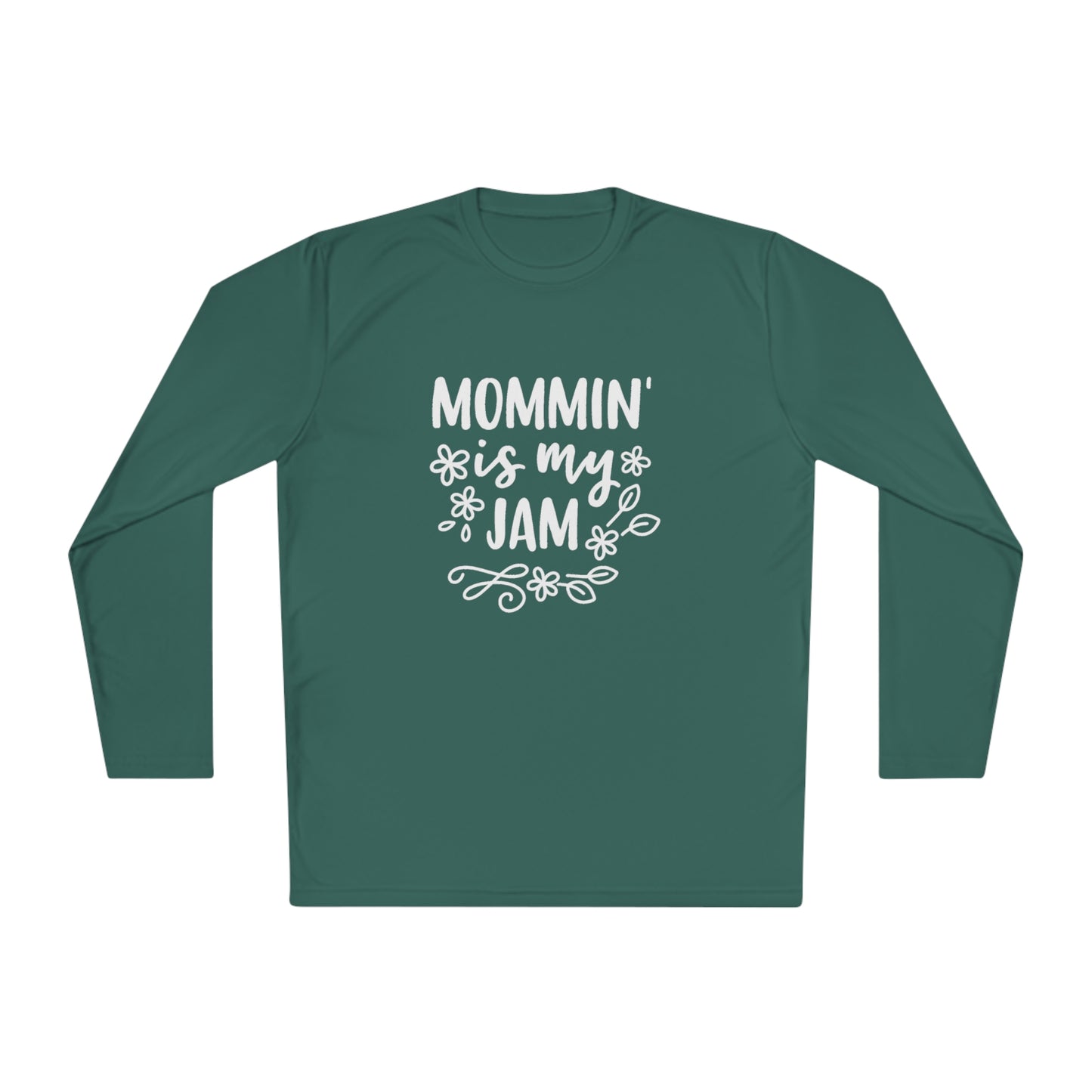 Mommin is my jam- Unisex Lightweight Long Sleeve Tee