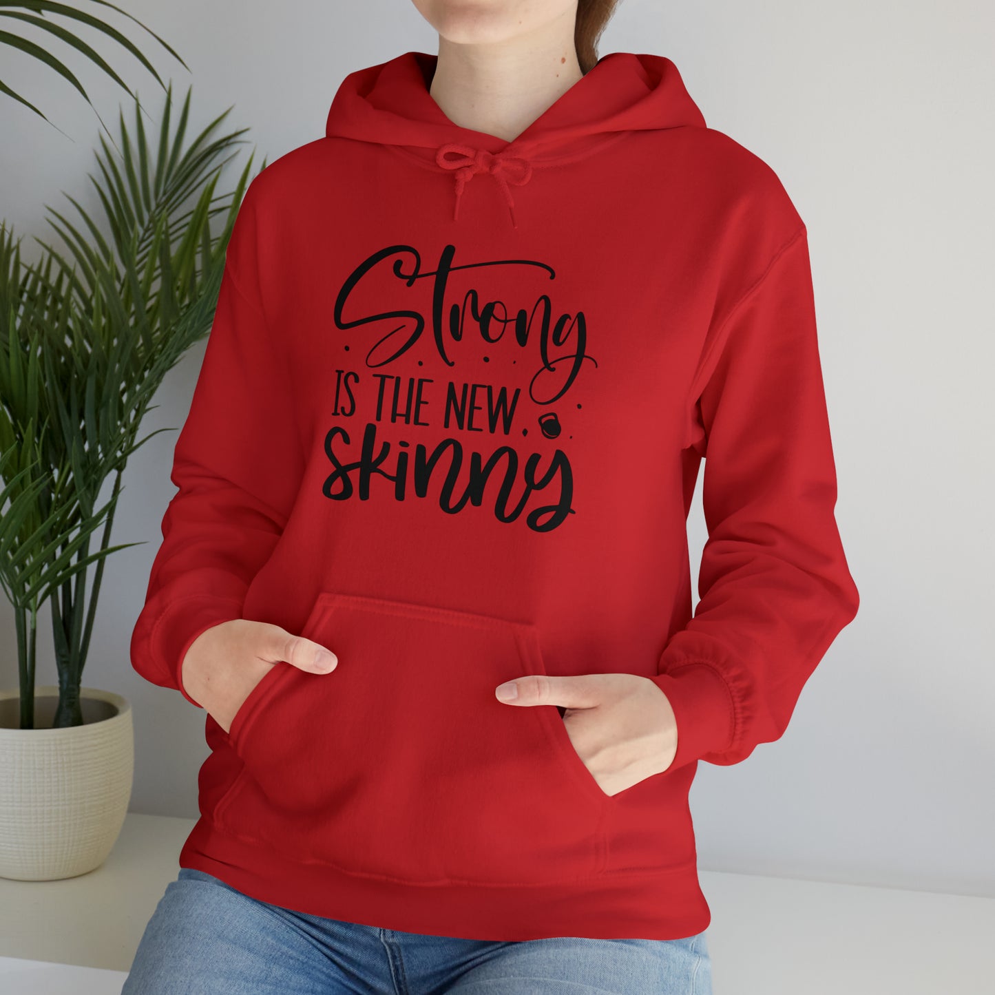 Strong is the new skinny - Unisex Heavy Blend™ Hooded Sweatshirt