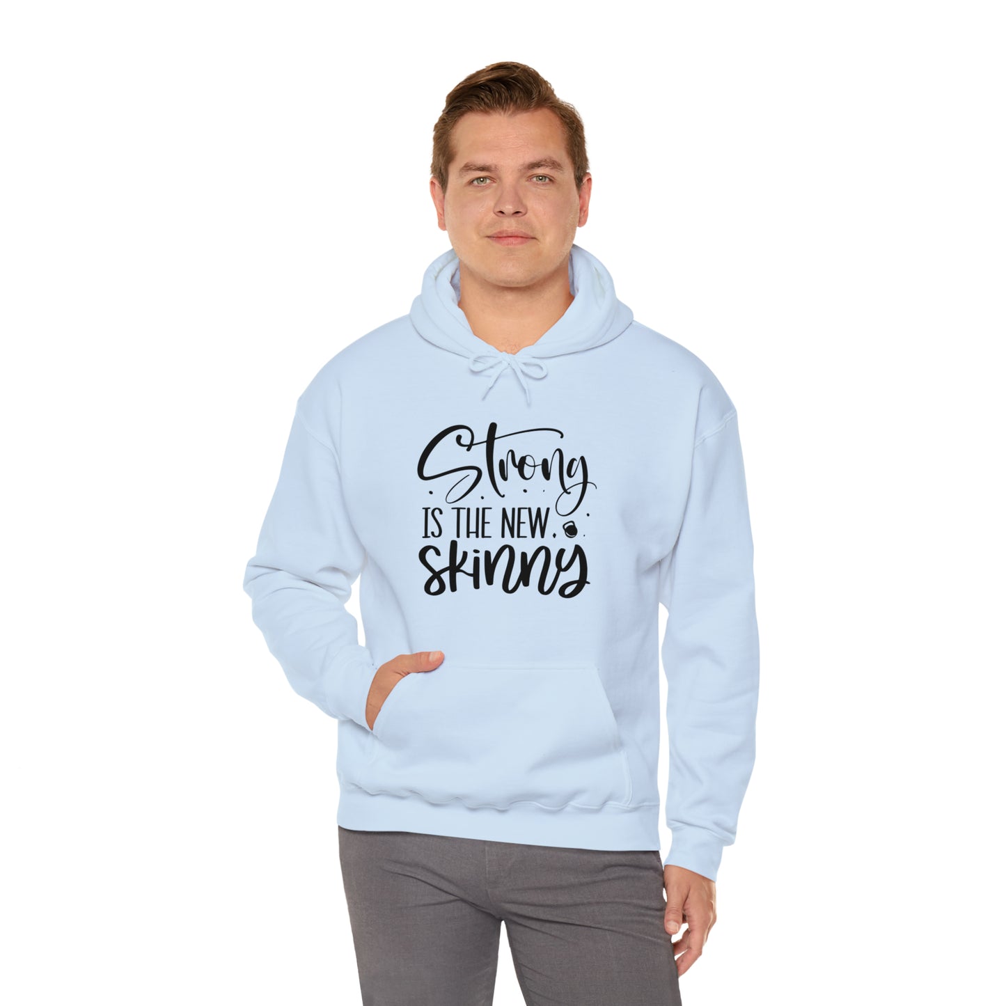 Strong is the new skinny - Unisex Heavy Blend™ Hooded Sweatshirt
