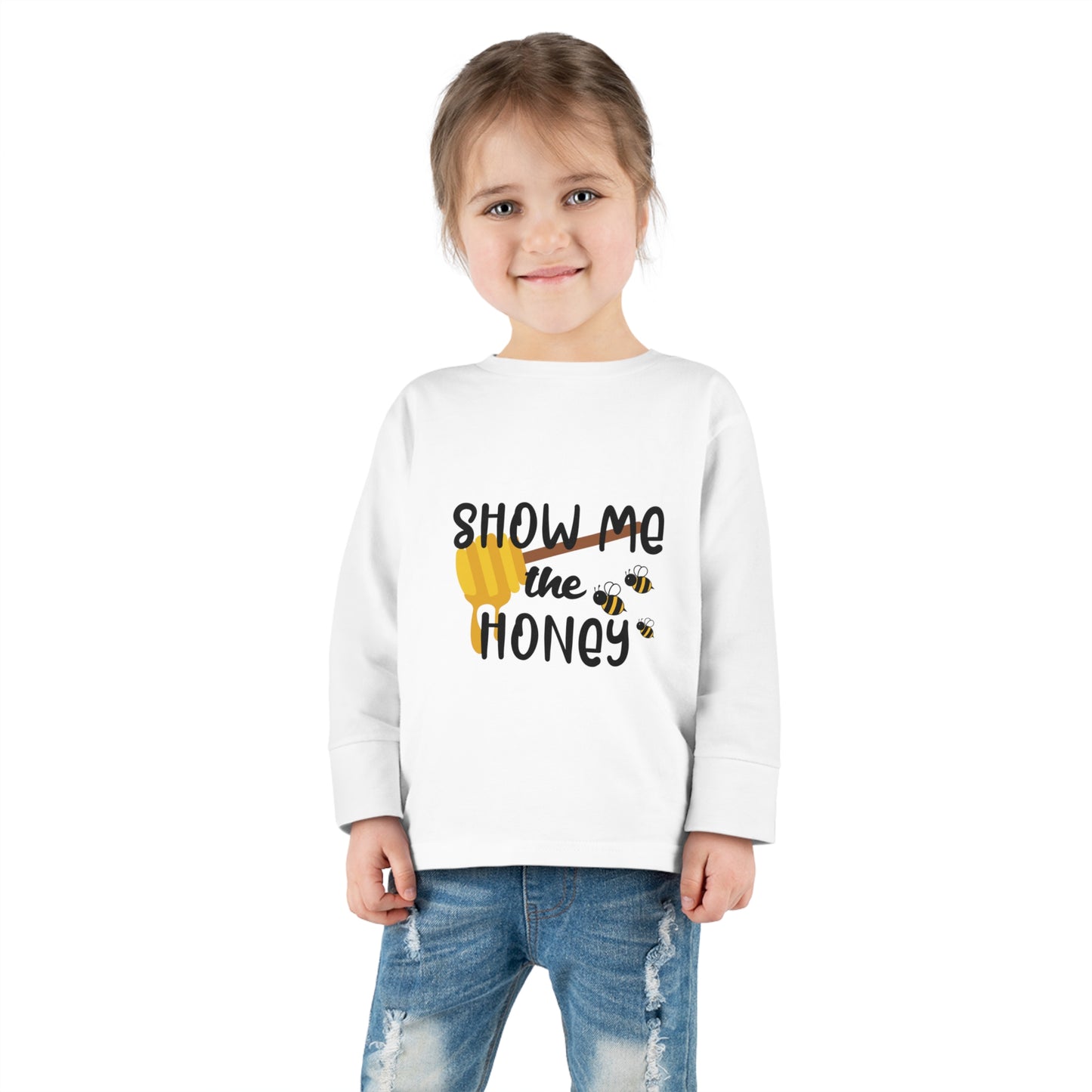 Show me the honey-Toddler Long Sleeve Tee