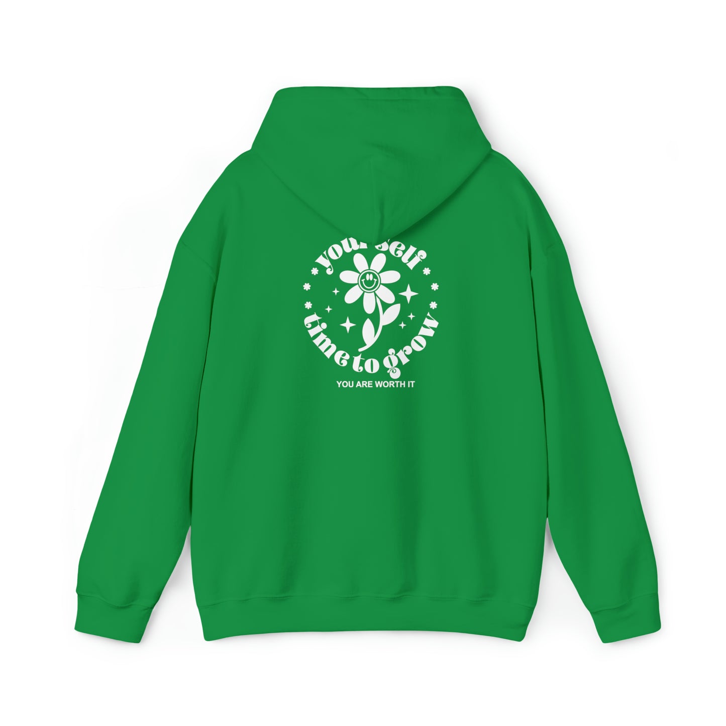 Give yourself time to grow- Unisex Heavy Blend™ Hooded Sweatshirt