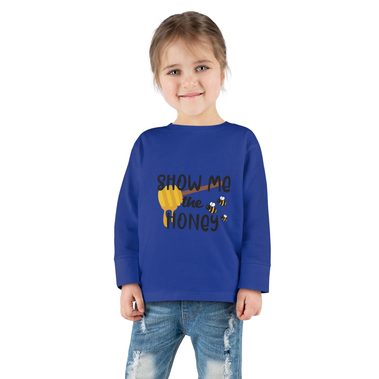 Show me the honey-Toddler Long Sleeve Tee