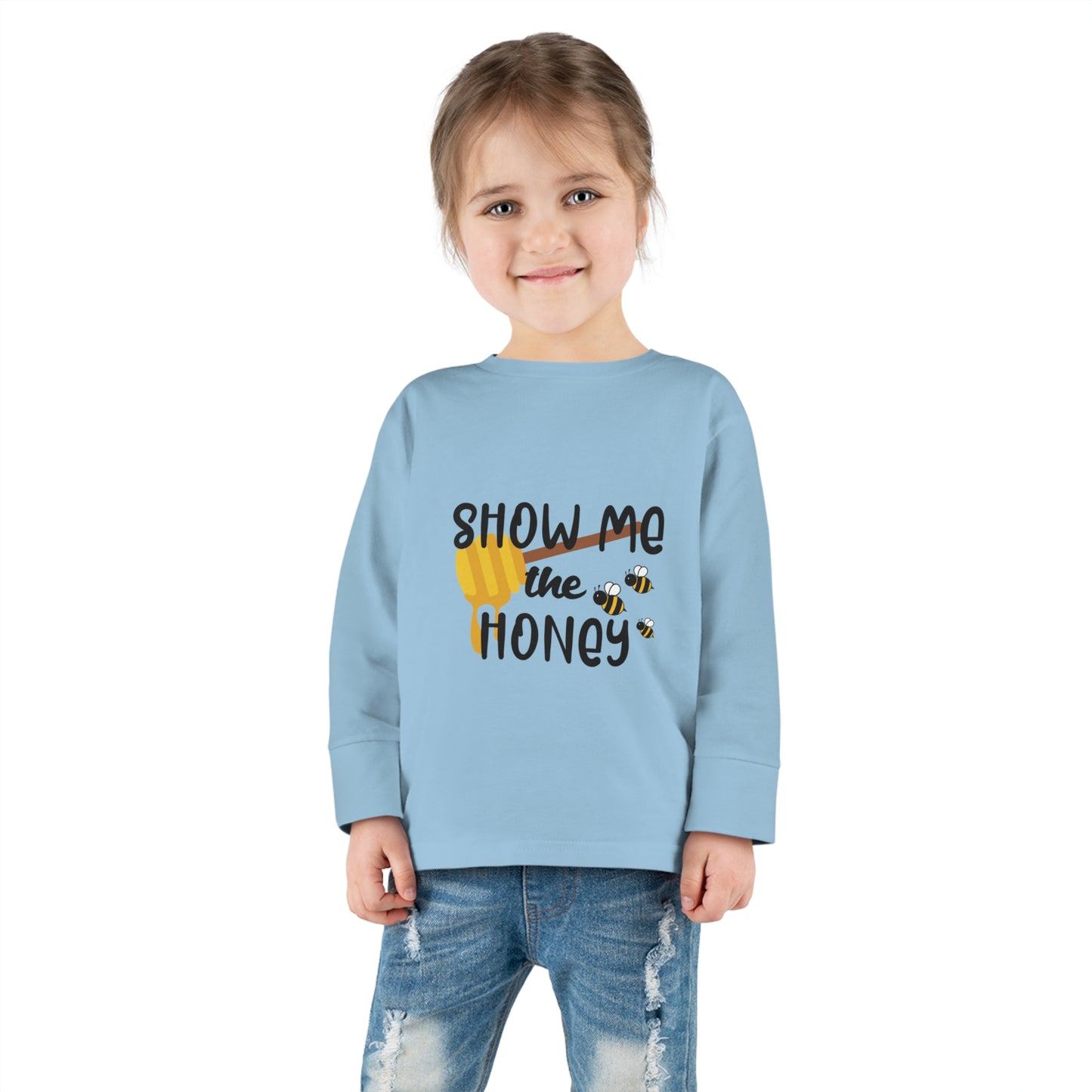 Show me the honey-Toddler Long Sleeve Tee
