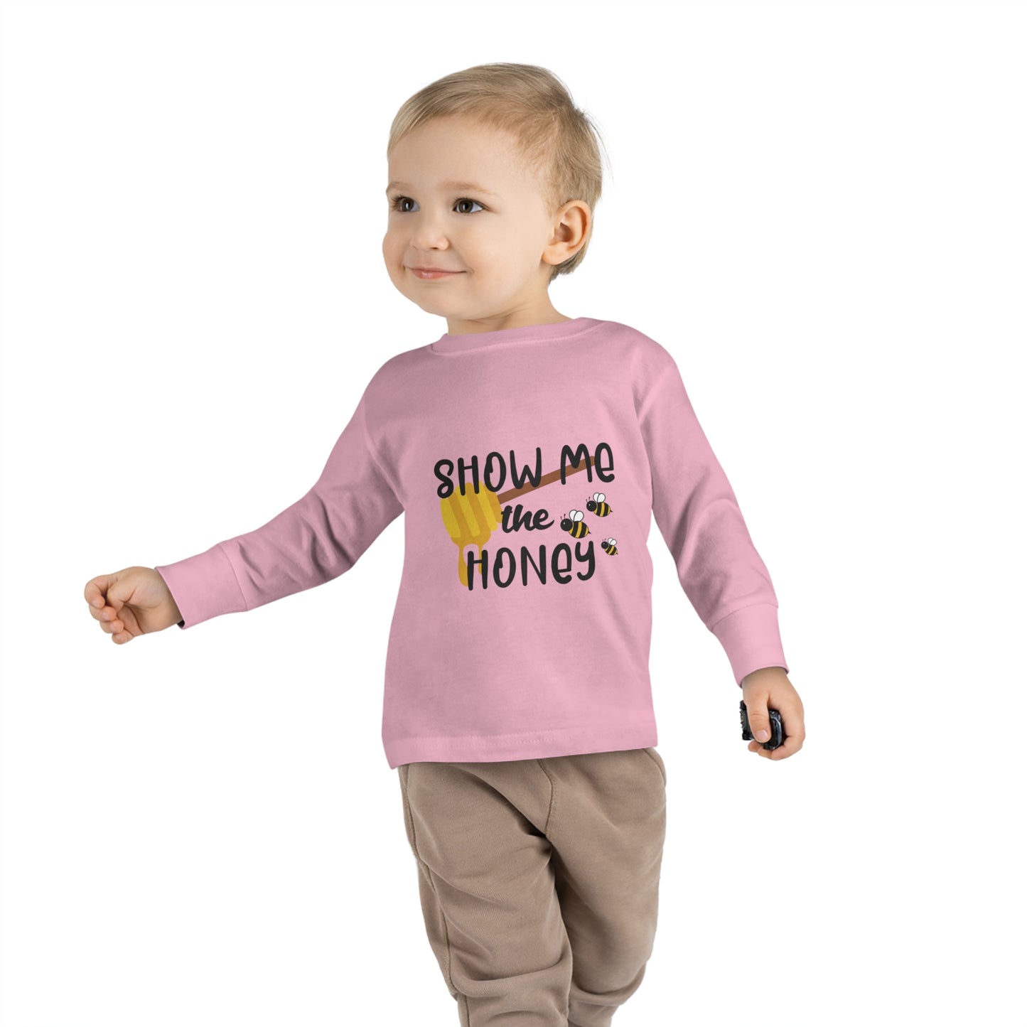 Show me the honey-Toddler Long Sleeve Tee