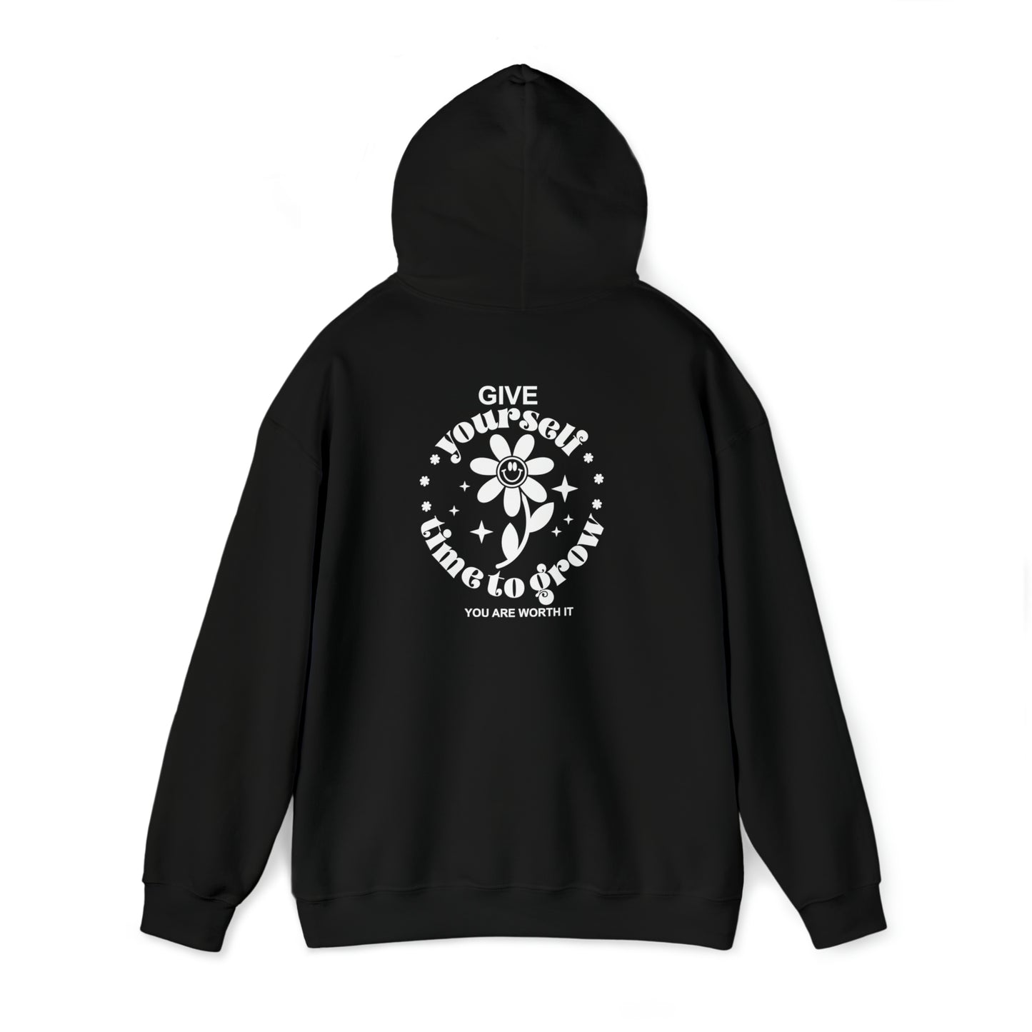 Give yourself time to grow- Unisex Heavy Blend™ Hooded Sweatshirt