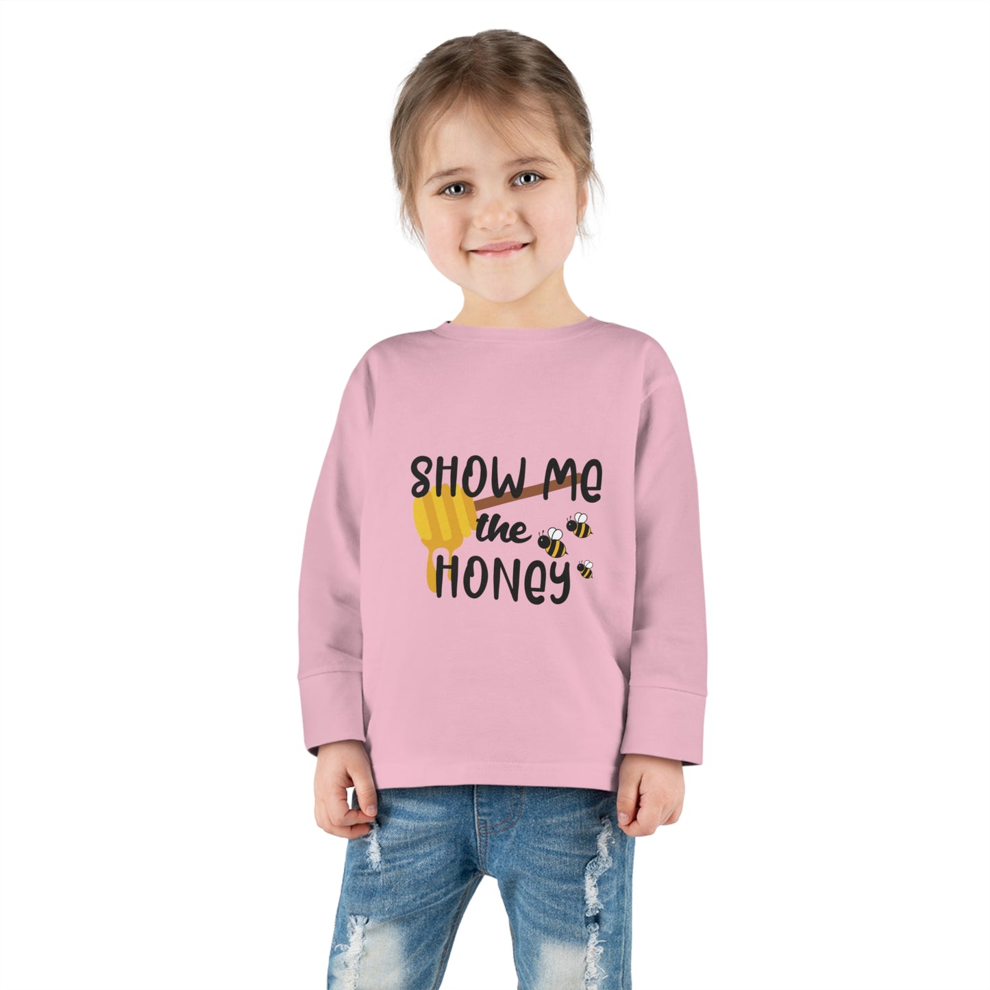 Show me the honey-Toddler Long Sleeve Tee