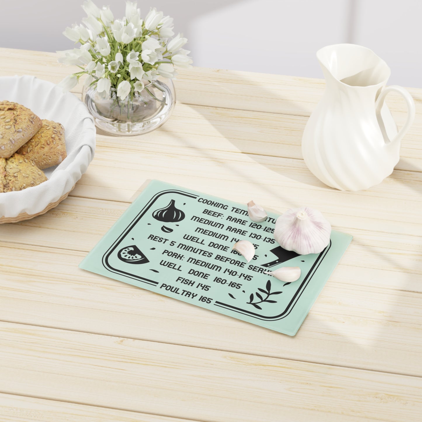 Cooking Temperatures -Cutting Board