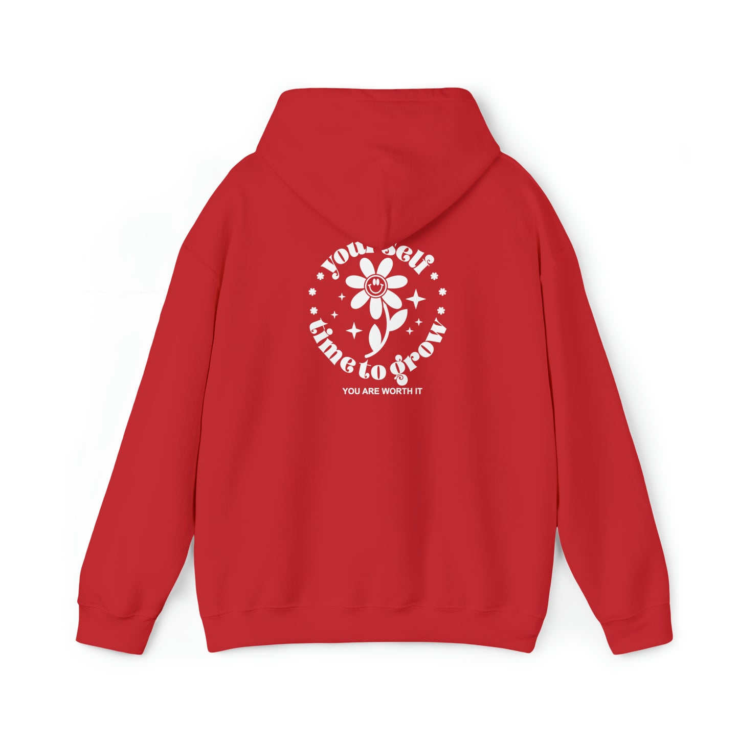 Give yourself time to grow- Unisex Heavy Blend™ Hooded Sweatshirt