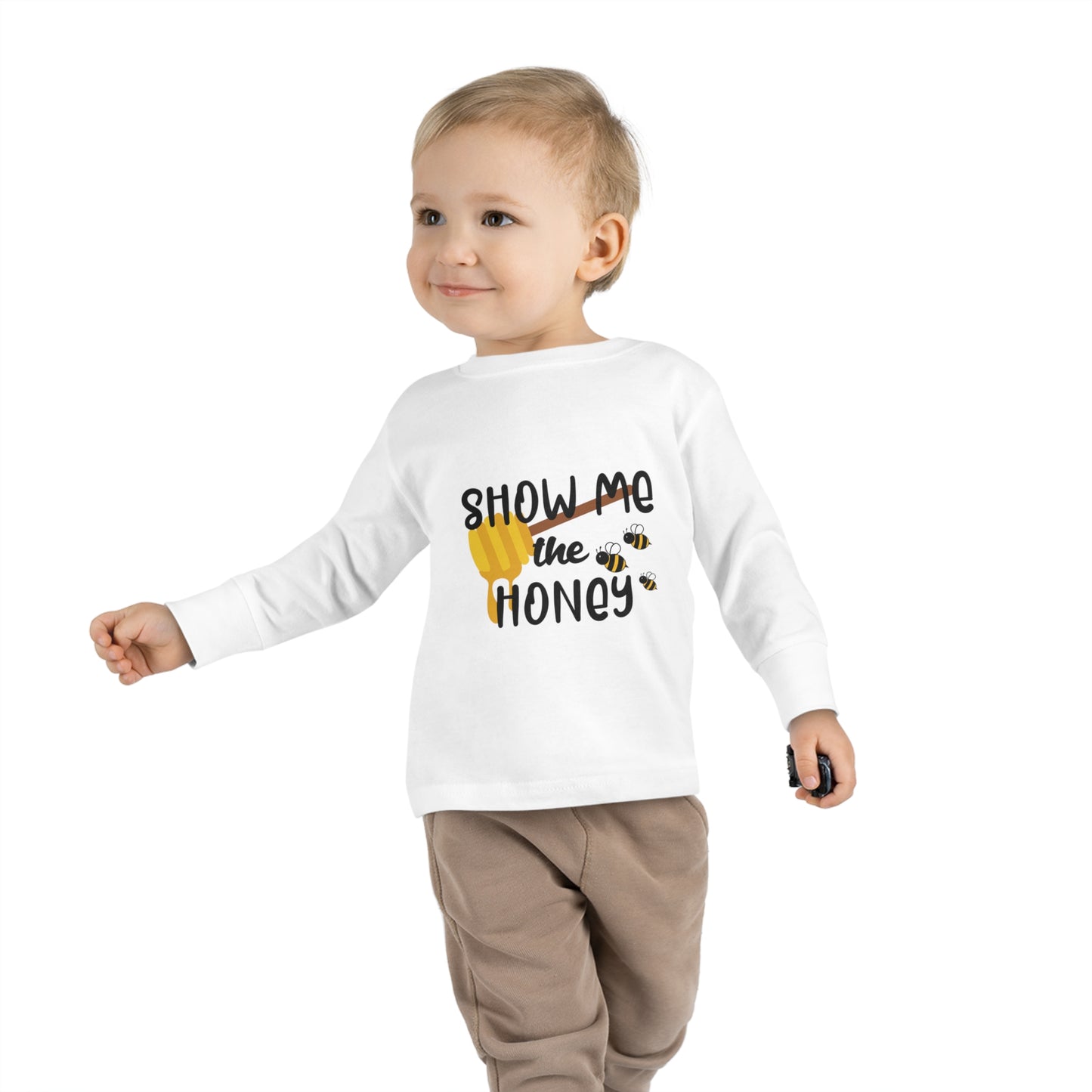 Show me the honey-Toddler Long Sleeve Tee