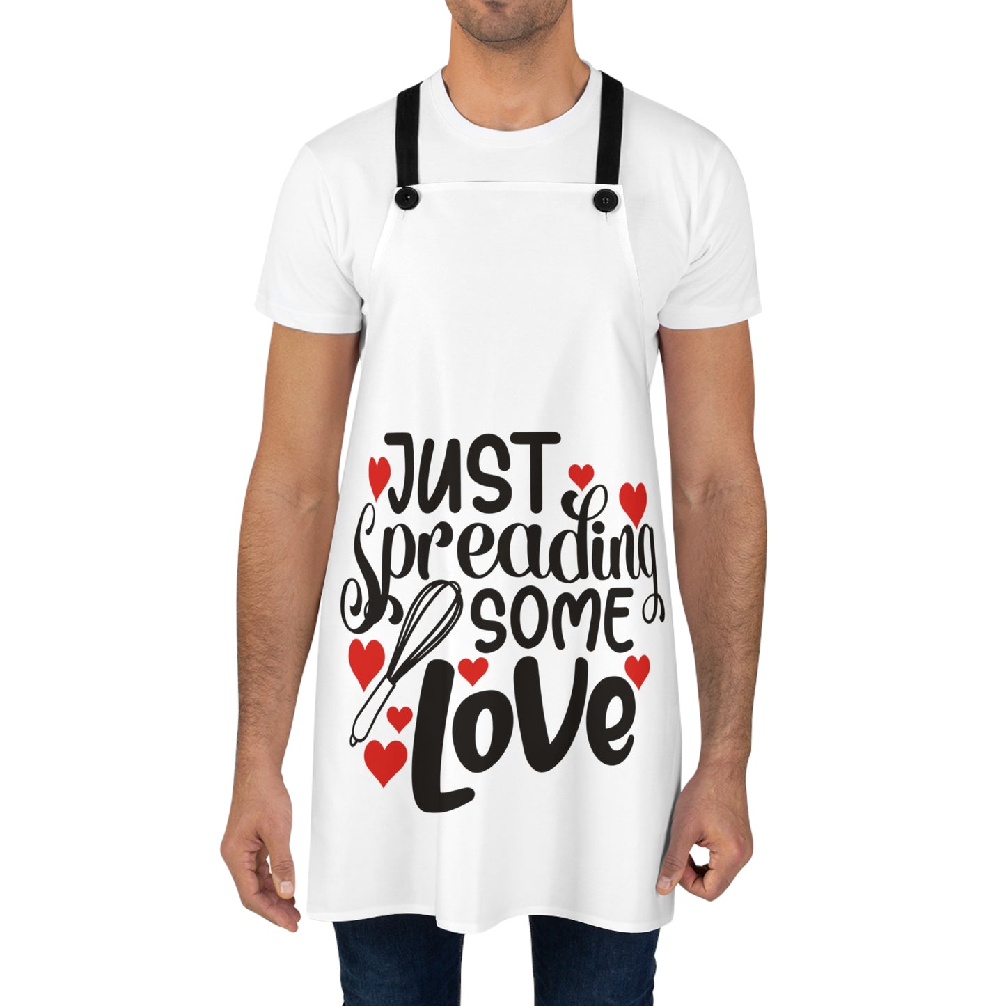 Just spreading some love- Apron (AOP)