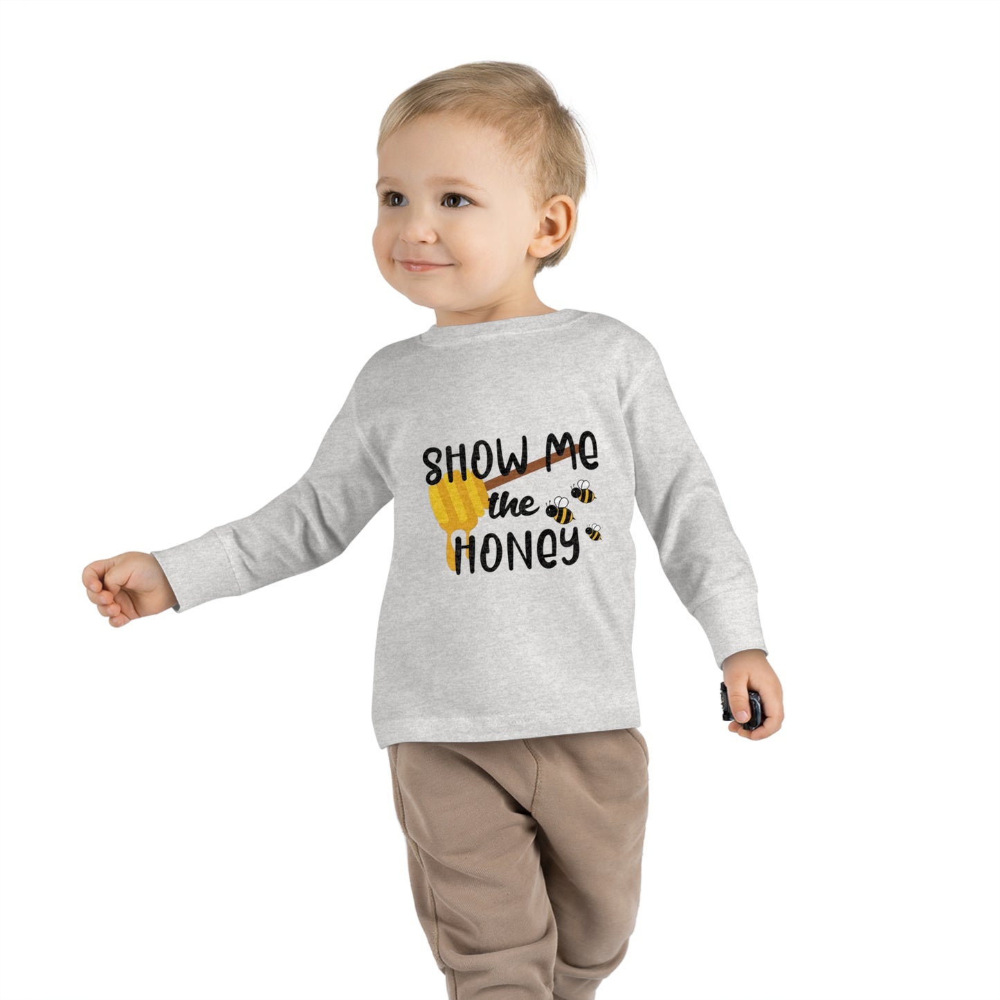 Show me the honey-Toddler Long Sleeve Tee