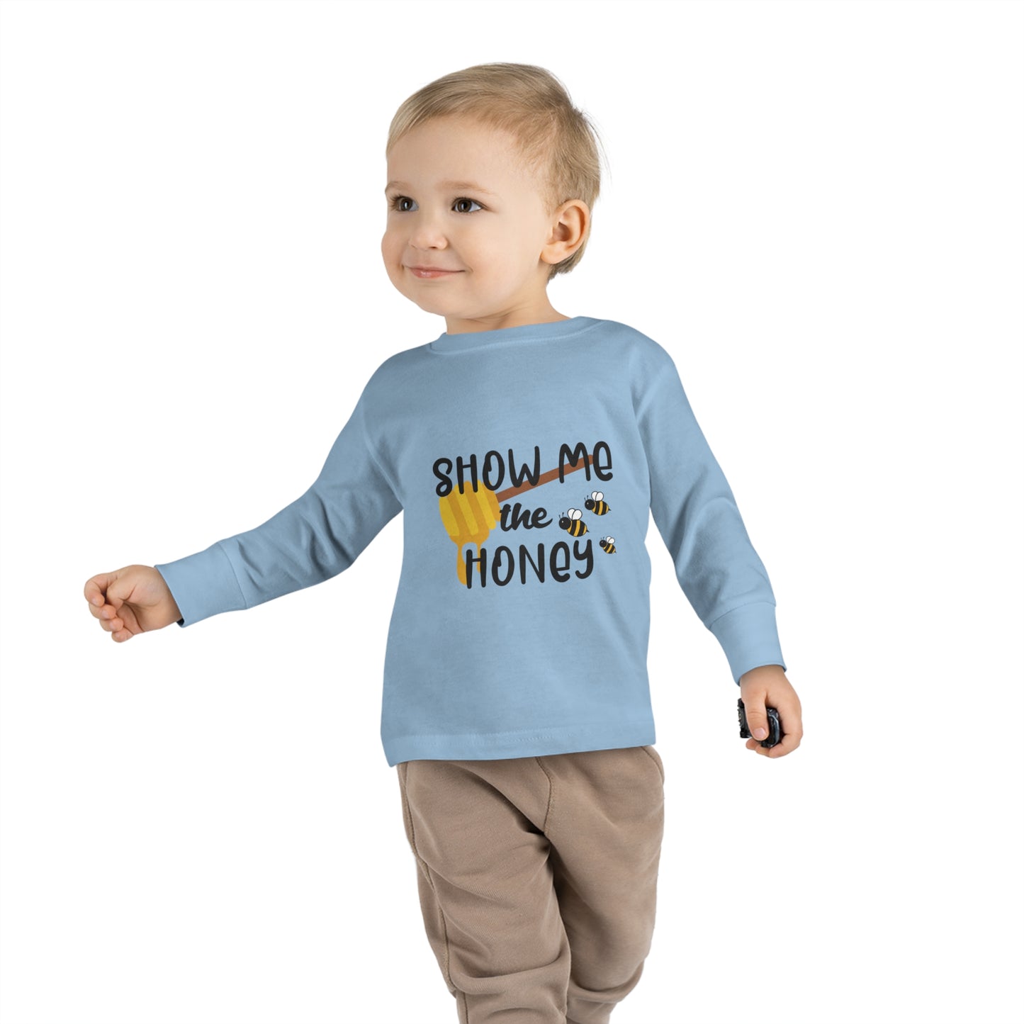 Show me the honey-Toddler Long Sleeve Tee