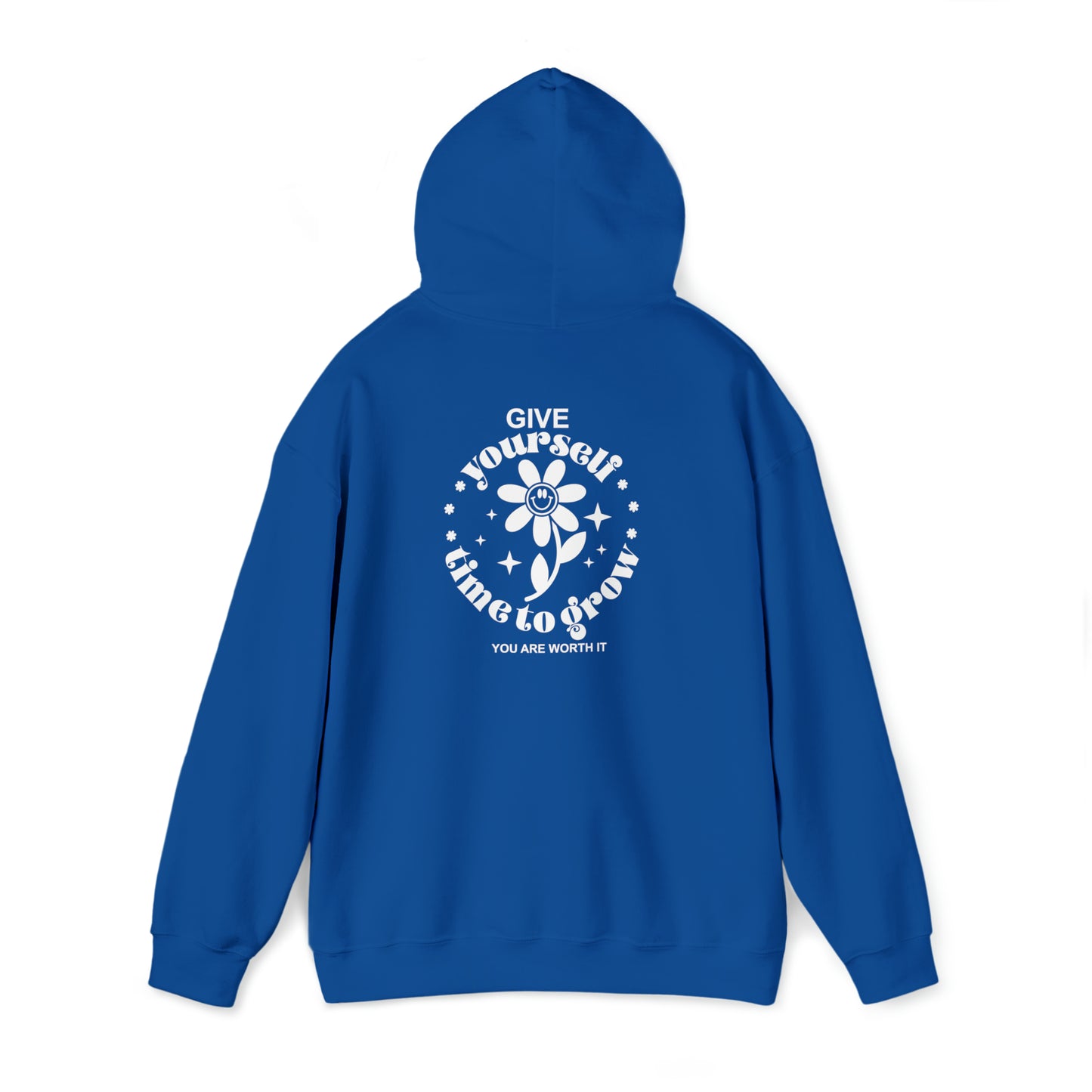 Give yourself time to grow- Unisex Heavy Blend™ Hooded Sweatshirt