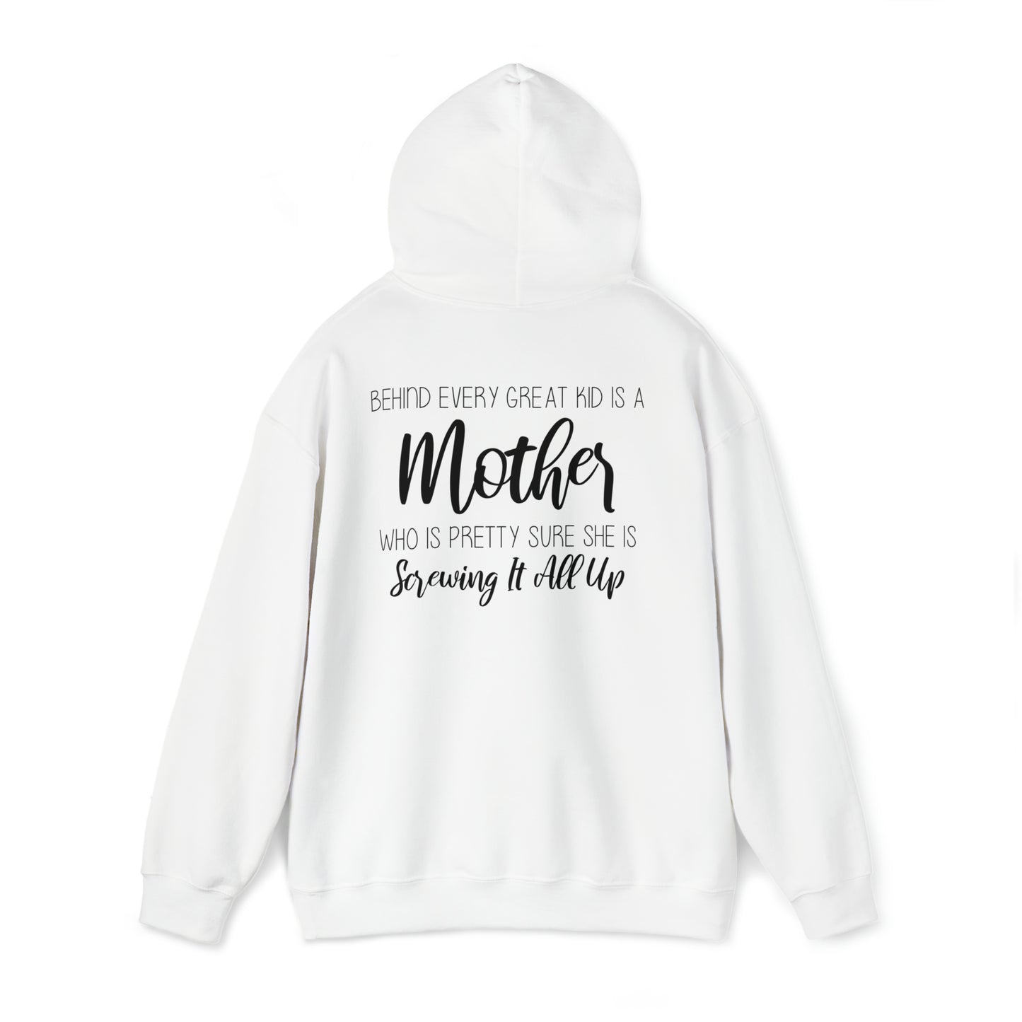 Behind every great kid- Unisex Heavy Blend™ Hooded Sweatshirt