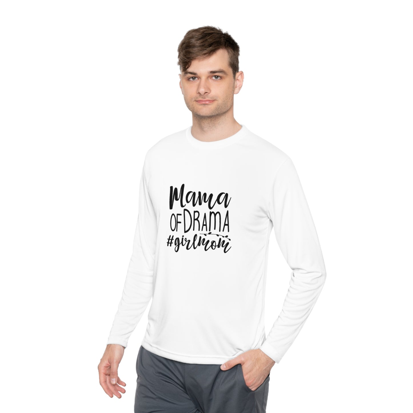 Momma of drama - Unisex Lightweight Long Sleeve Tee