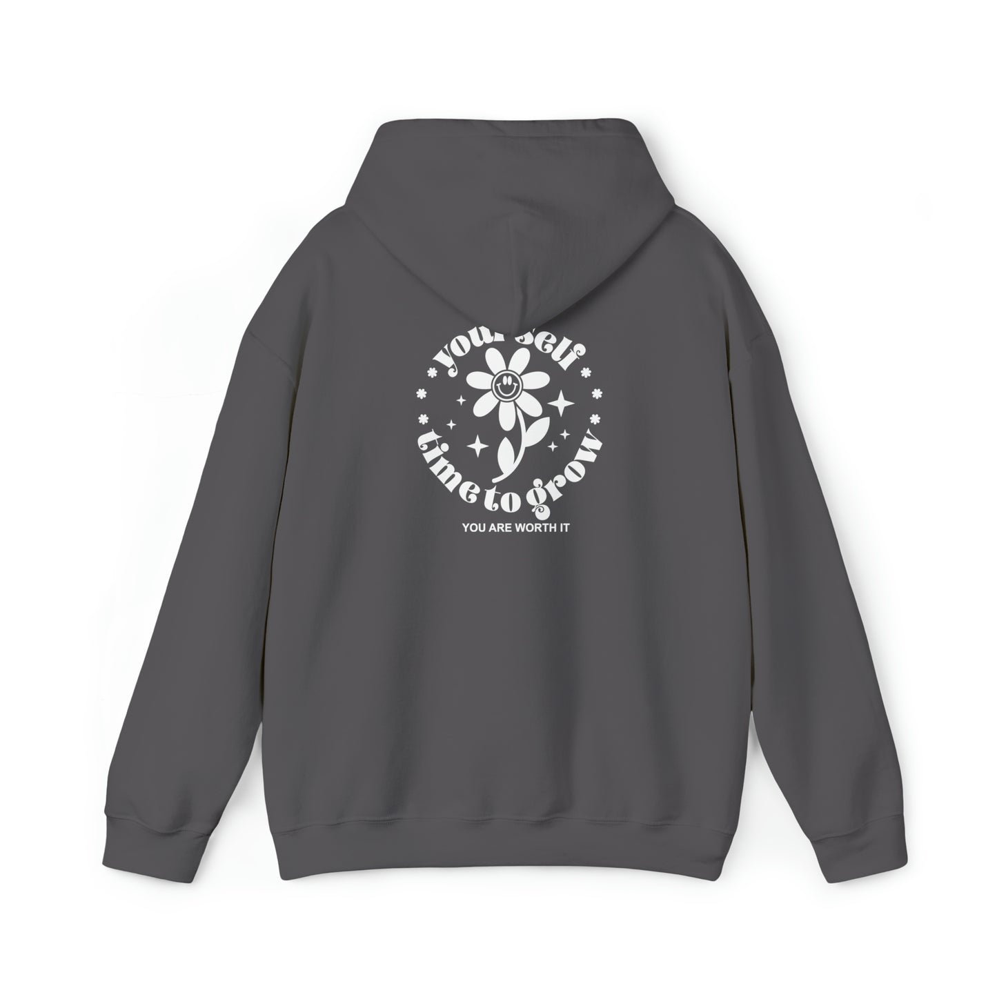 Give yourself time to grow- Unisex Heavy Blend™ Hooded Sweatshirt