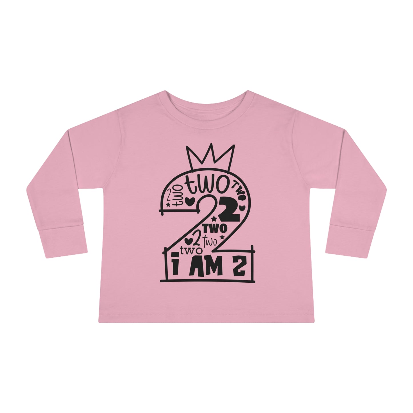 I'm two-Toddler Long Sleeve Tee