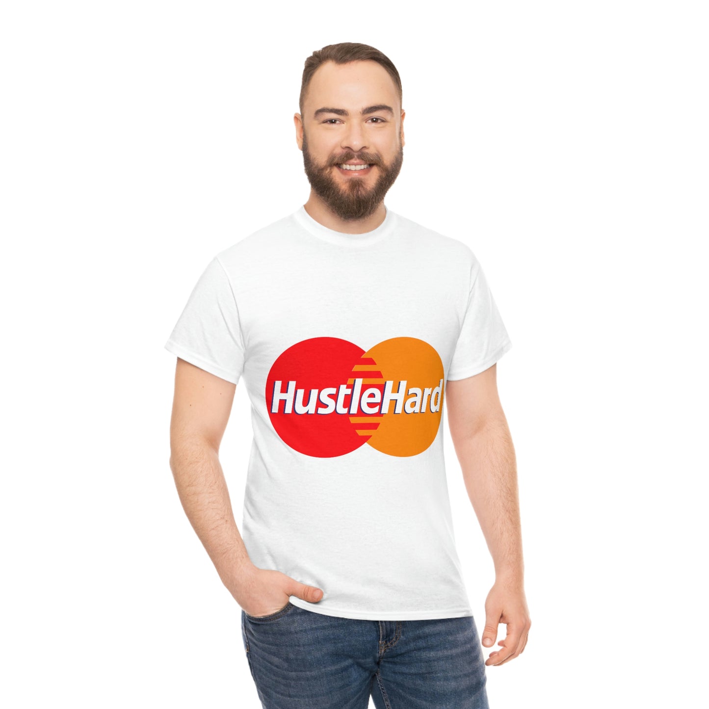 Hustle Hard -Unisex Heavy Cotton Tee
