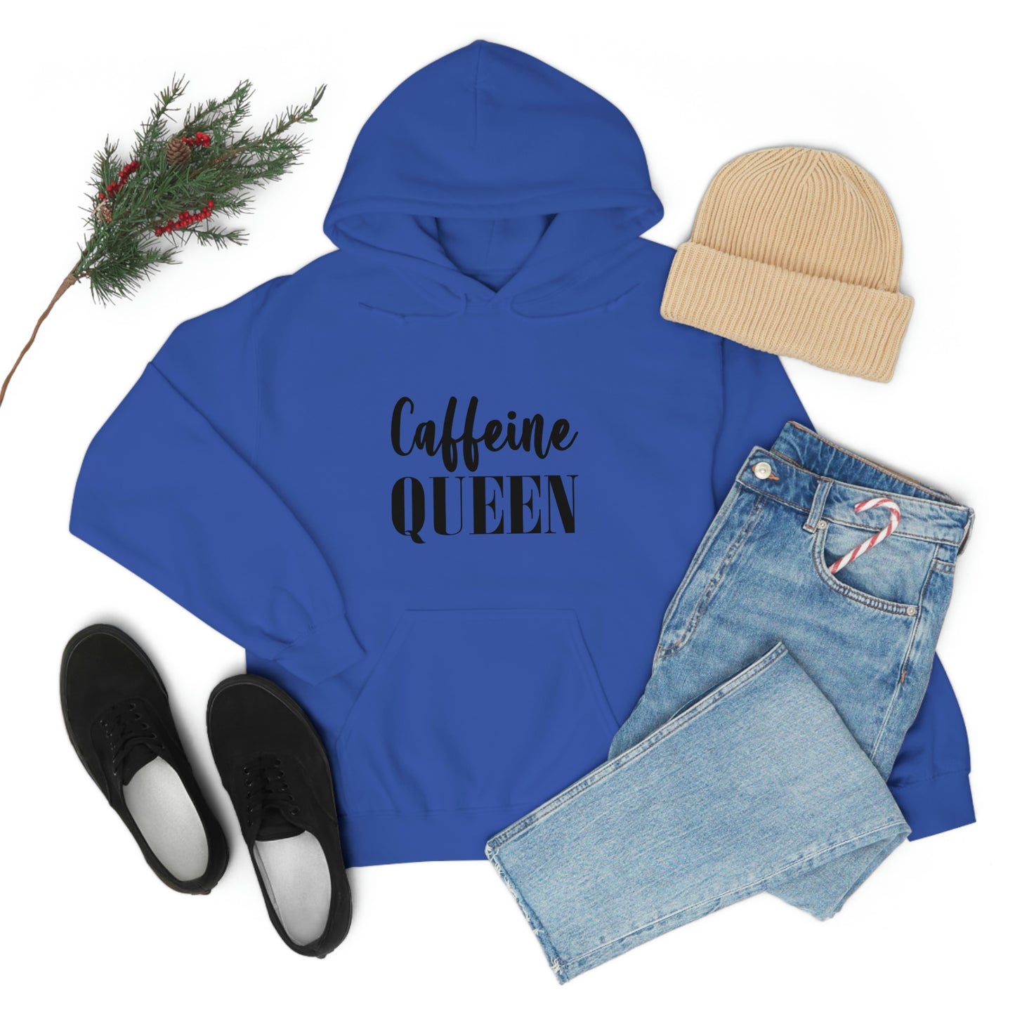 Caffeine Queen Unisex Heavy Blend Hooded Sweatshirt
