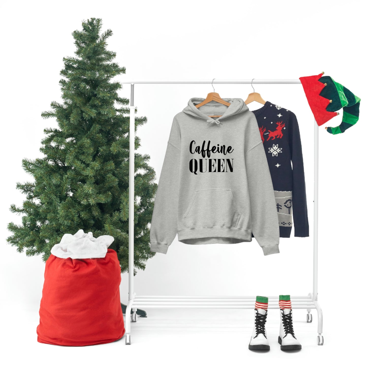 Caffeine Queen Unisex Heavy Blend Hooded Sweatshirt