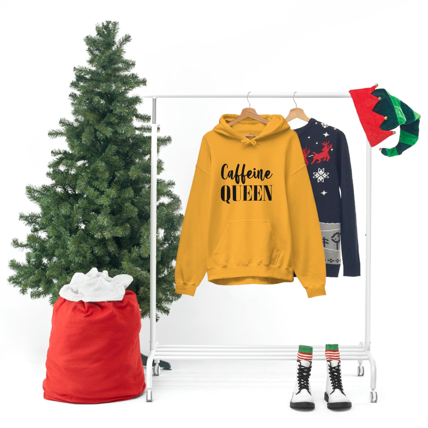 Caffeine Queen Unisex Heavy Blend Hooded Sweatshirt