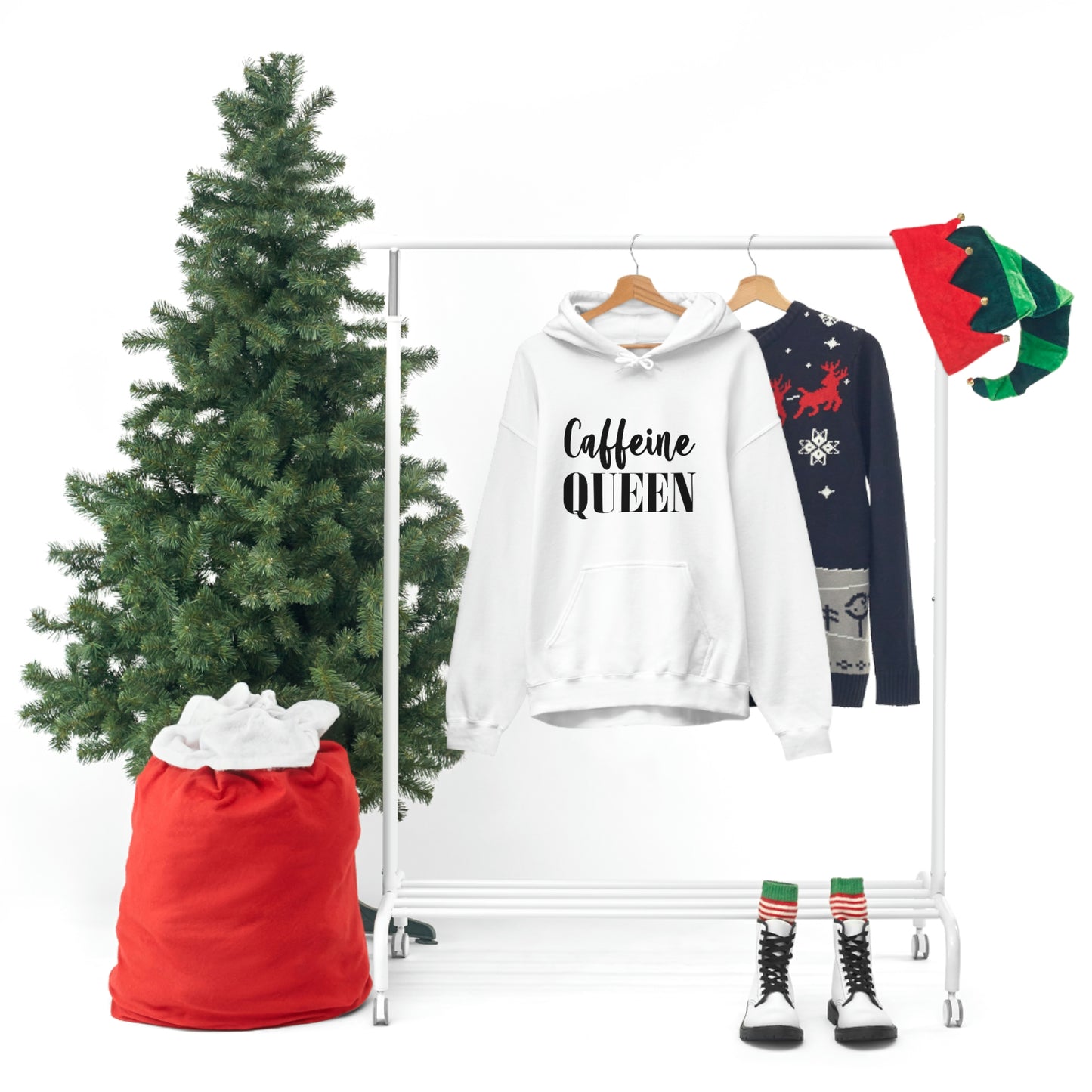 Caffeine Queen Unisex Heavy Blend Hooded Sweatshirt