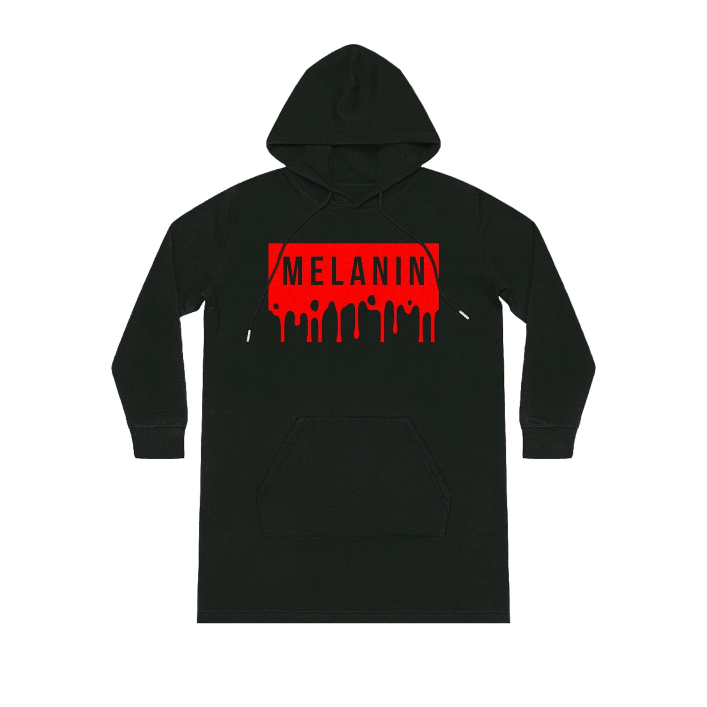 Melanin Drip-Streeter Hoodie Dress