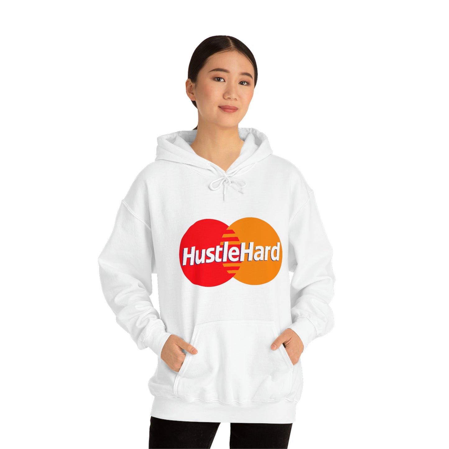 Hustle Hard- Unisex Heavy Blend Hooded Sweatshirt