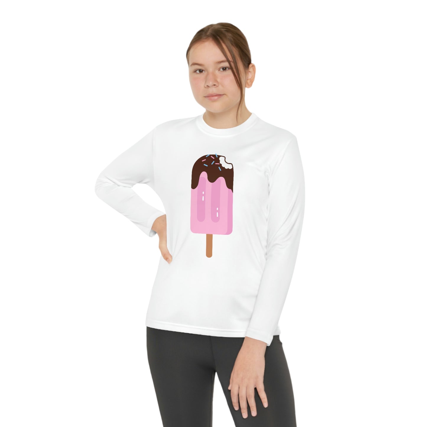 Ice Cream-Youth Long Sleeve Competitor Tee