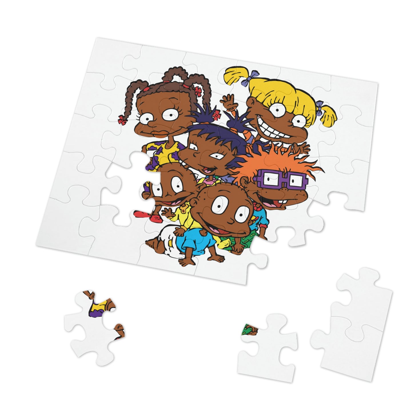Afro-Ruggrats- Jigsaw Puzzle (30, 110, 252, 500,1000-Piece)