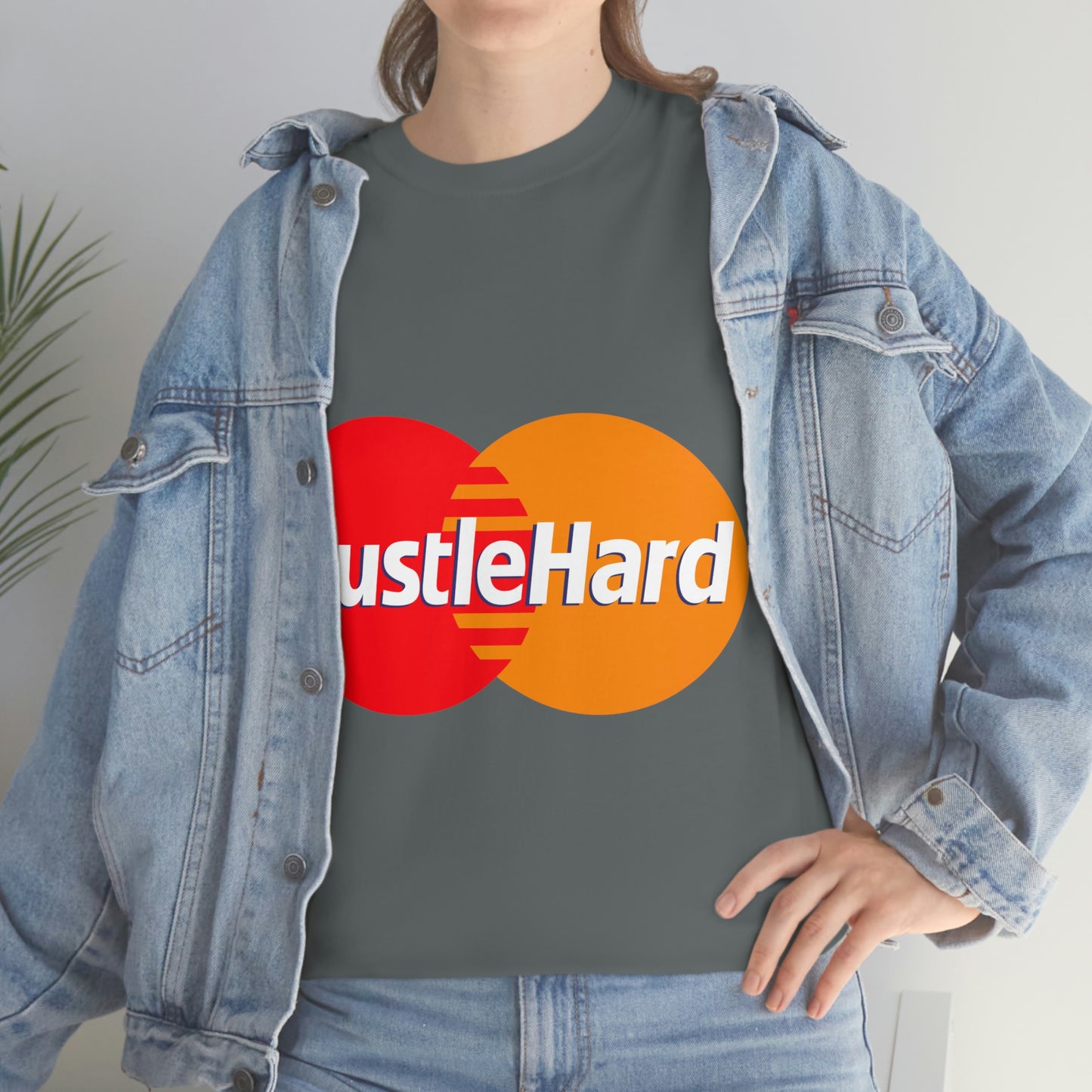 Hustle Hard -Unisex Heavy Cotton Tee
