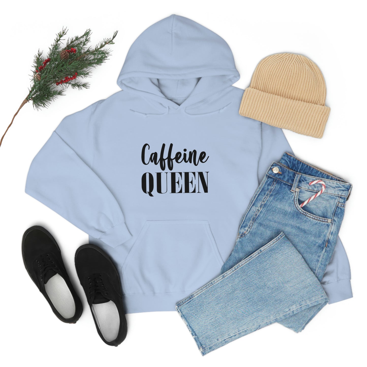 Caffeine Queen Unisex Heavy Blend Hooded Sweatshirt