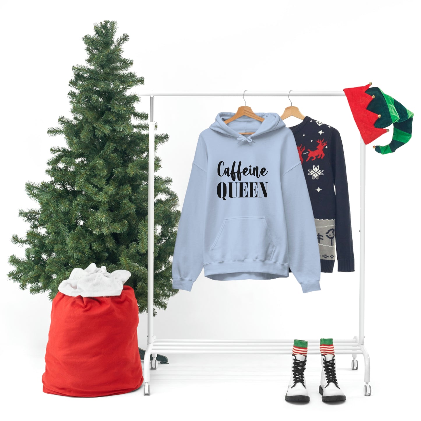 Caffeine Queen Unisex Heavy Blend Hooded Sweatshirt