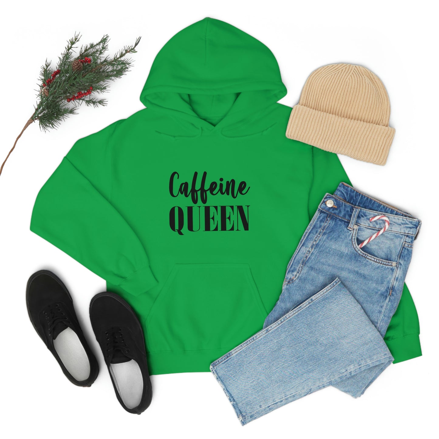 Caffeine Queen Unisex Heavy Blend Hooded Sweatshirt